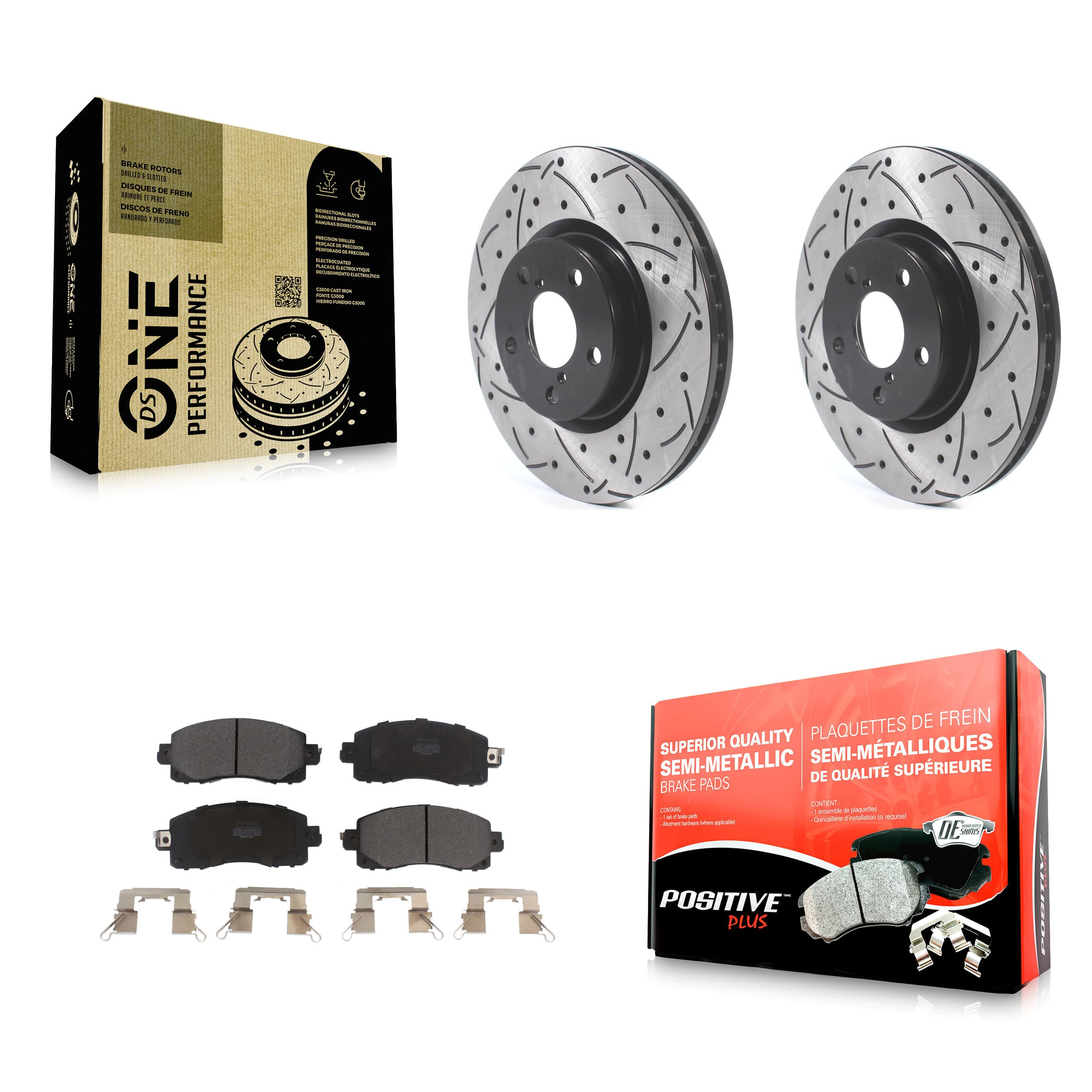 Transit Auto - KDF-100640 - Front Disc Brake Kits image 1