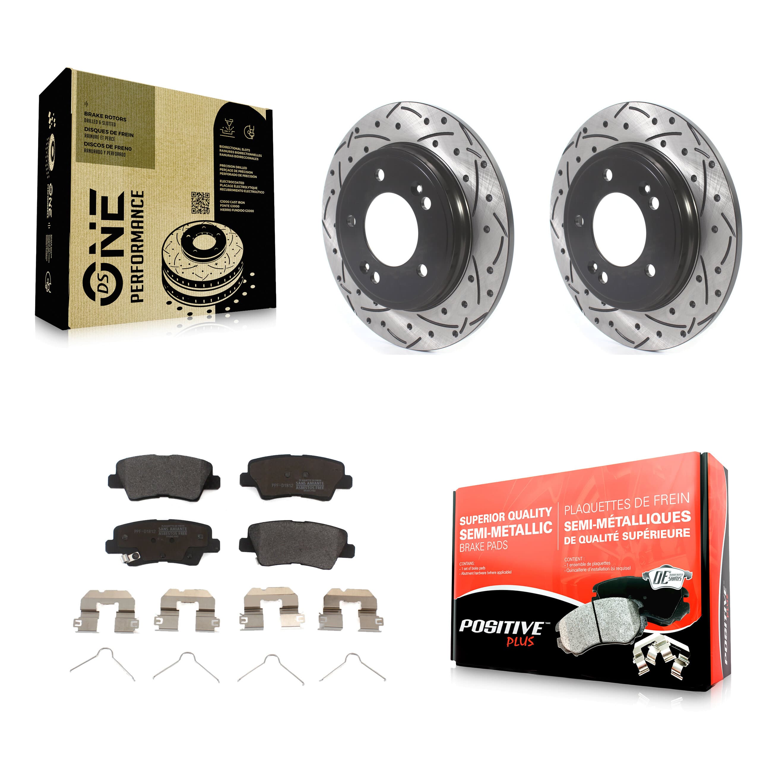 Transit Auto - KDF-100710 - Rear Disc Brake Kits image 1