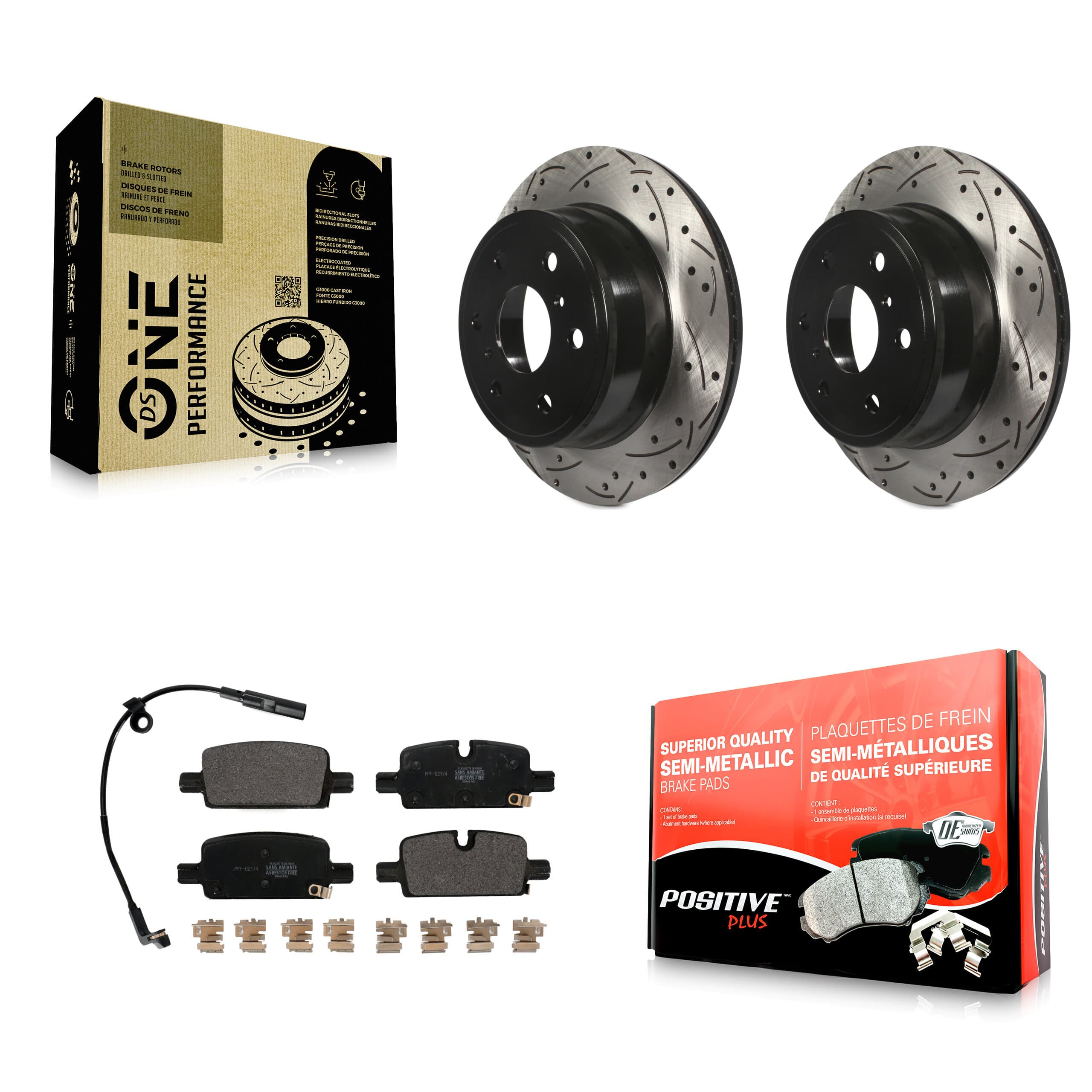 Transit Auto - KDF-101049 - Rear Disc Brake Kits image 1