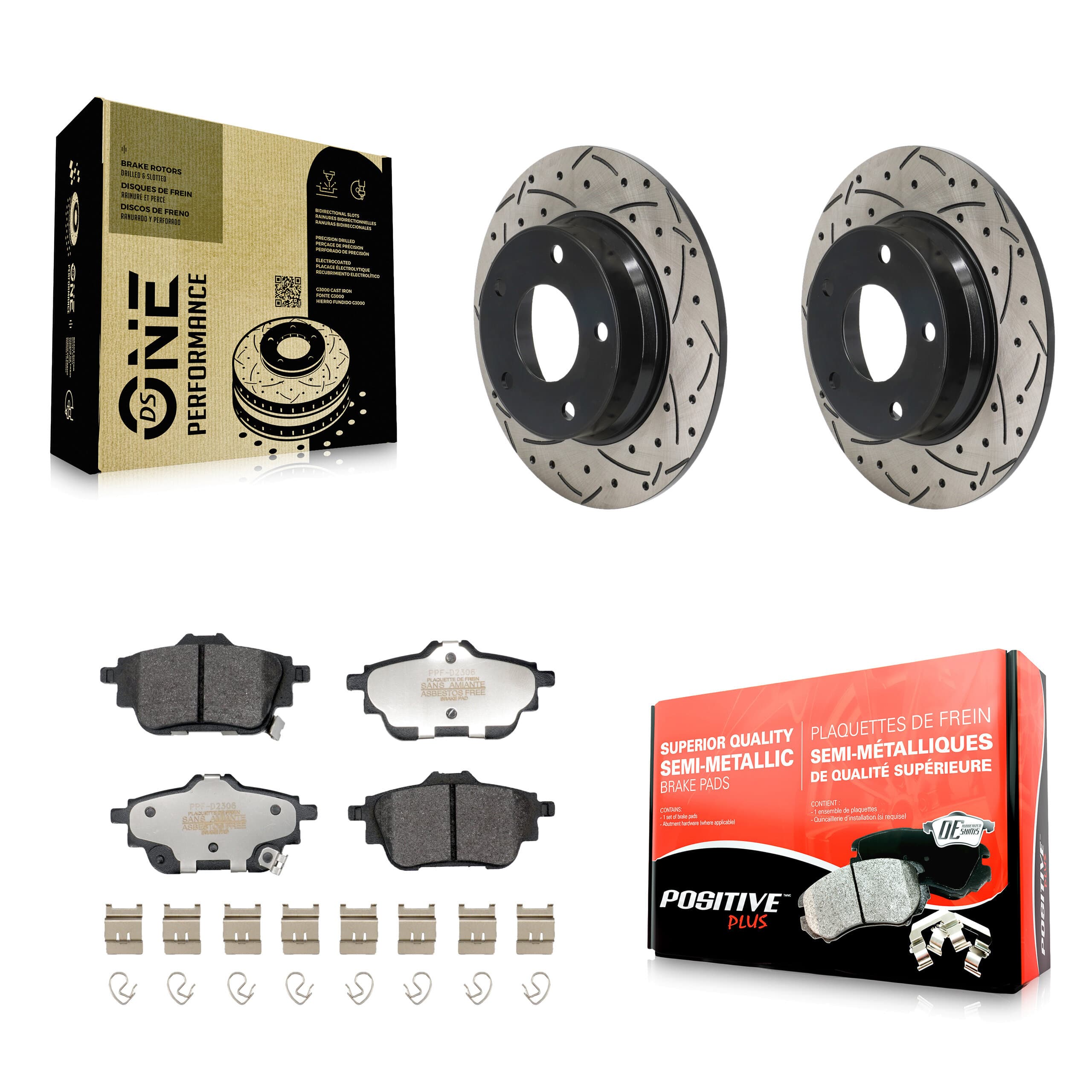 Transit Auto - KDF-101217 - Rear Disc Brake Kits image 1