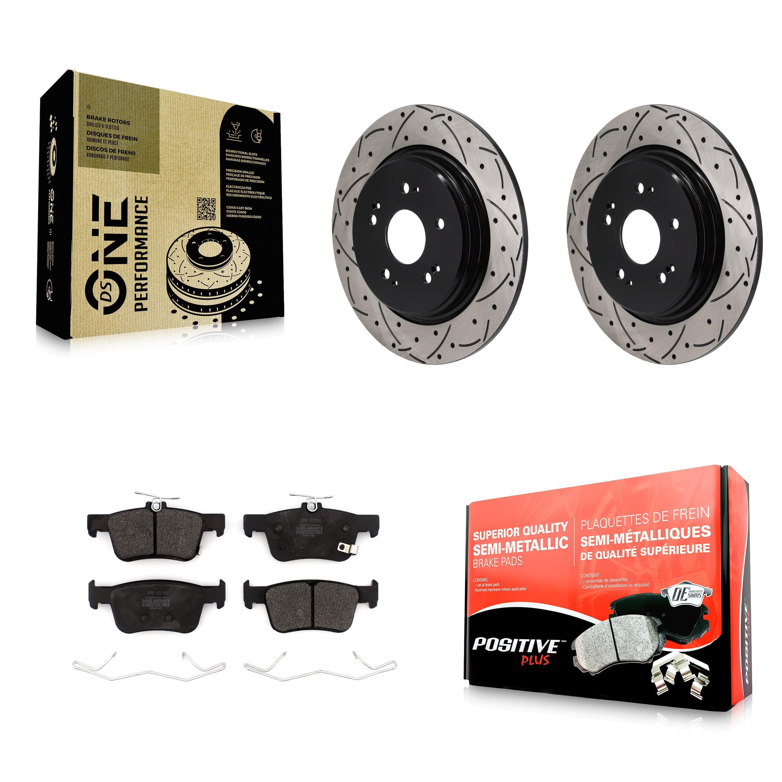 Transit Auto - KDF-101948 - Rear Disc Brake Kits image 1