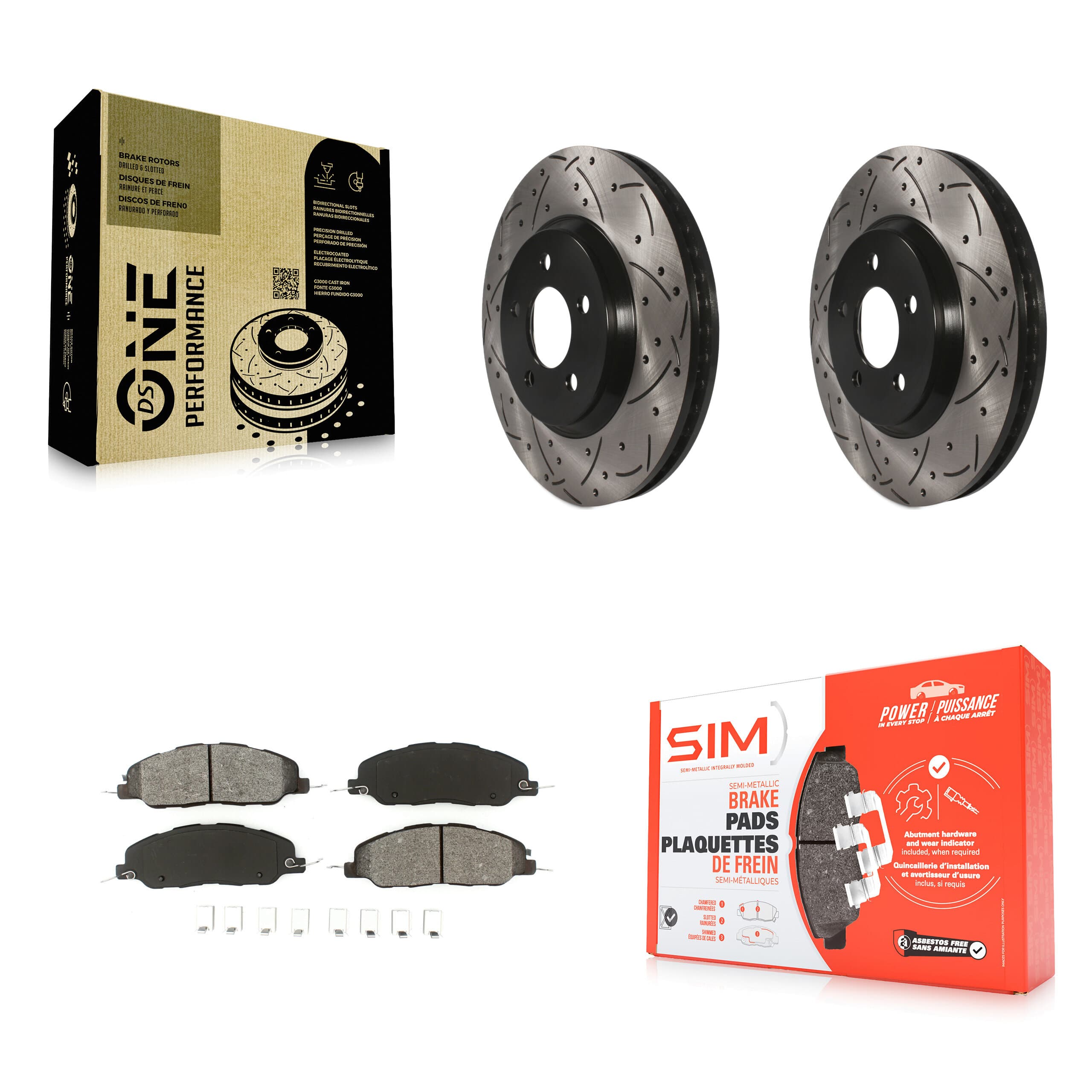 Transit Auto - KDS-100016 - Front Disc Brake Kits image 1