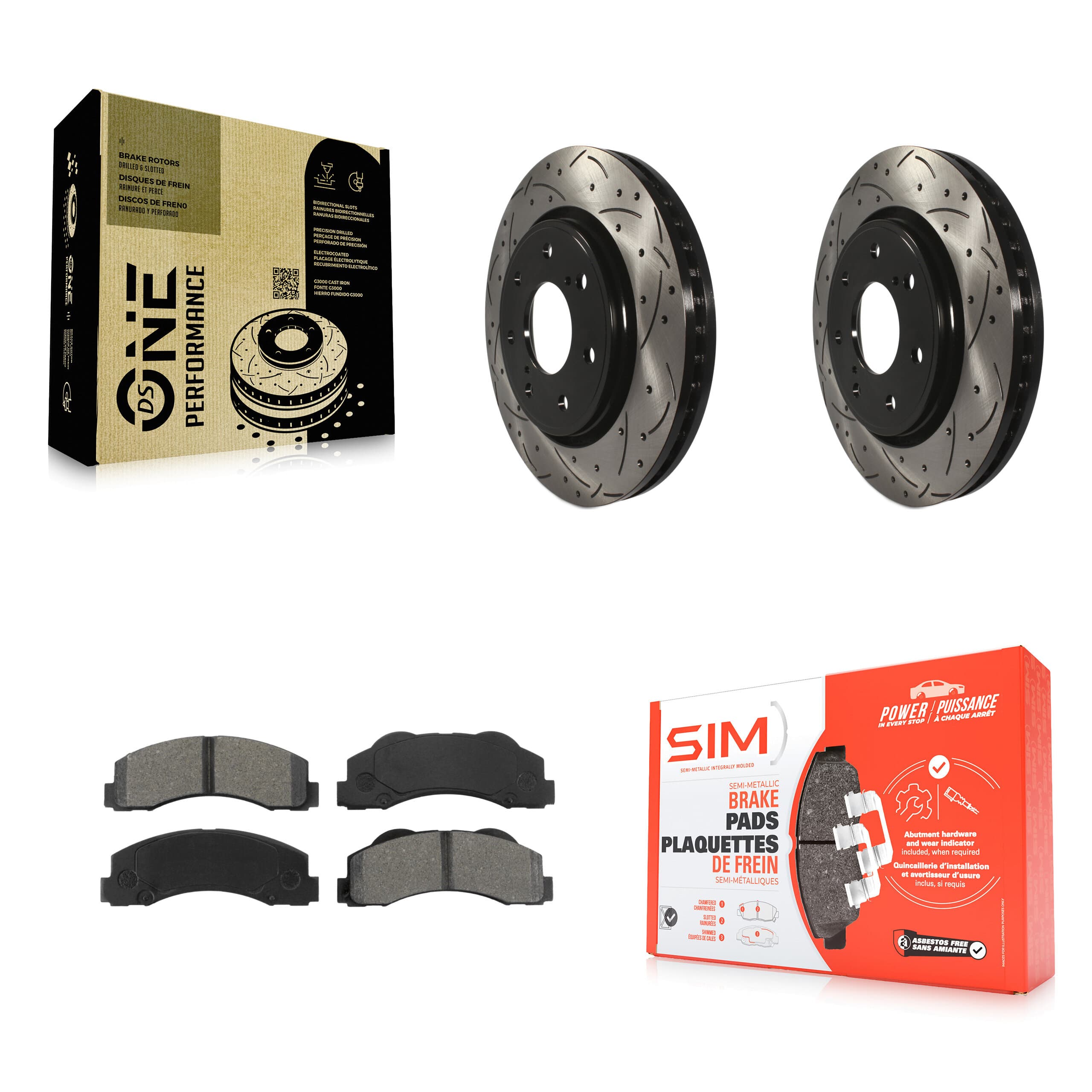 Transit Auto - KDS-100024 - Front Disc Brake Kits image 1