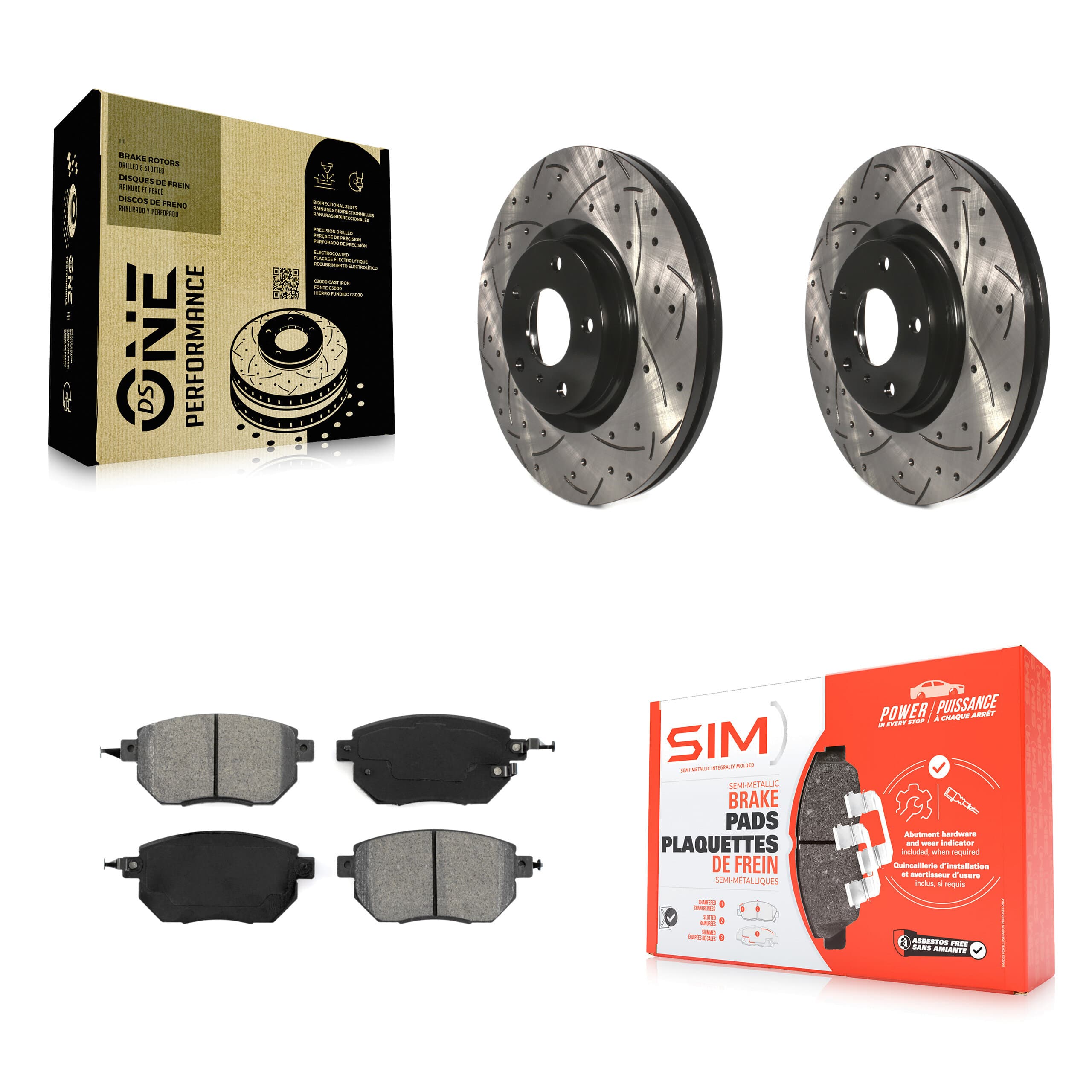 Transit Auto - KDS-100060 - Front Disc Brake Kits image 1