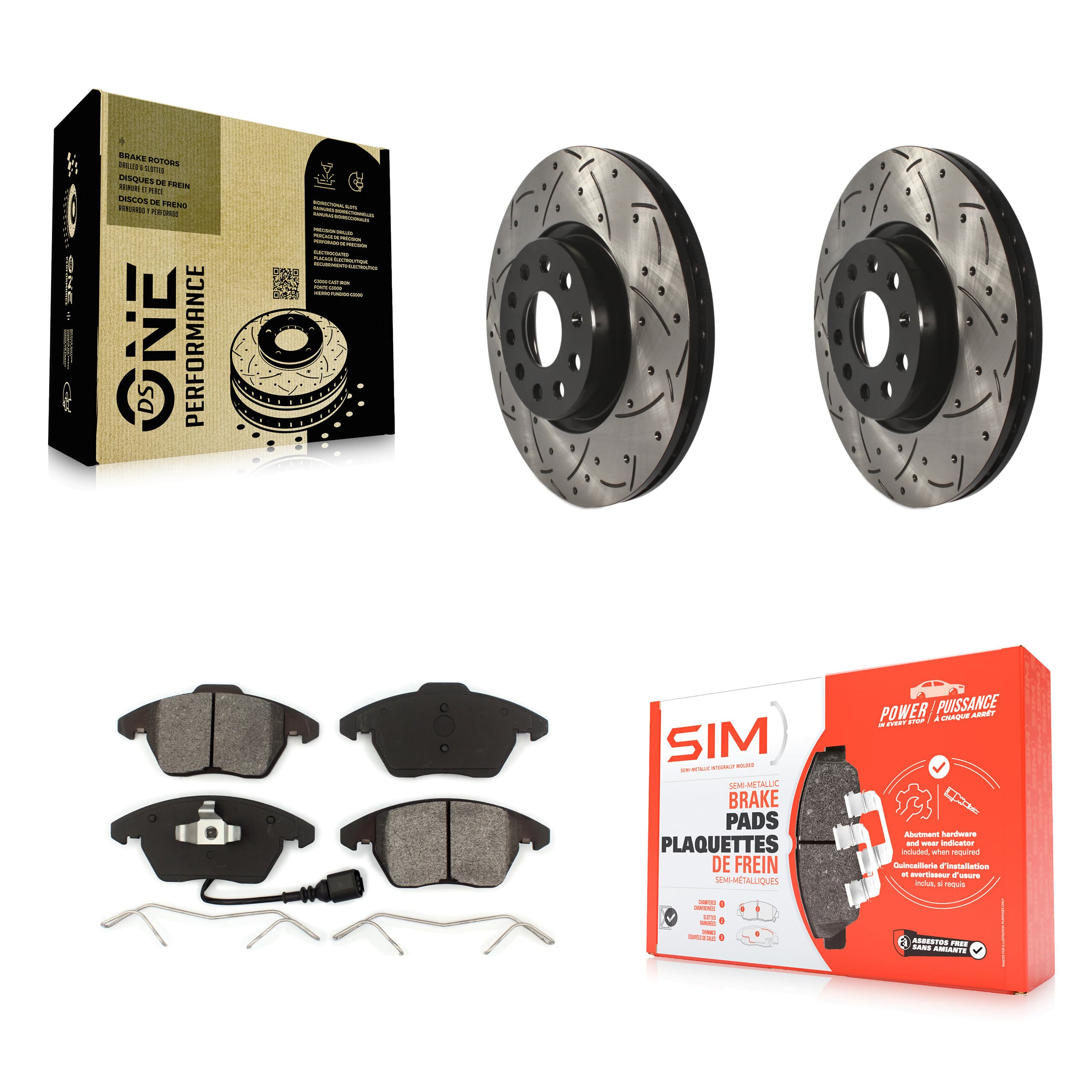 Transit Auto - KDS-100070 - Front Disc Brake Kits image 1