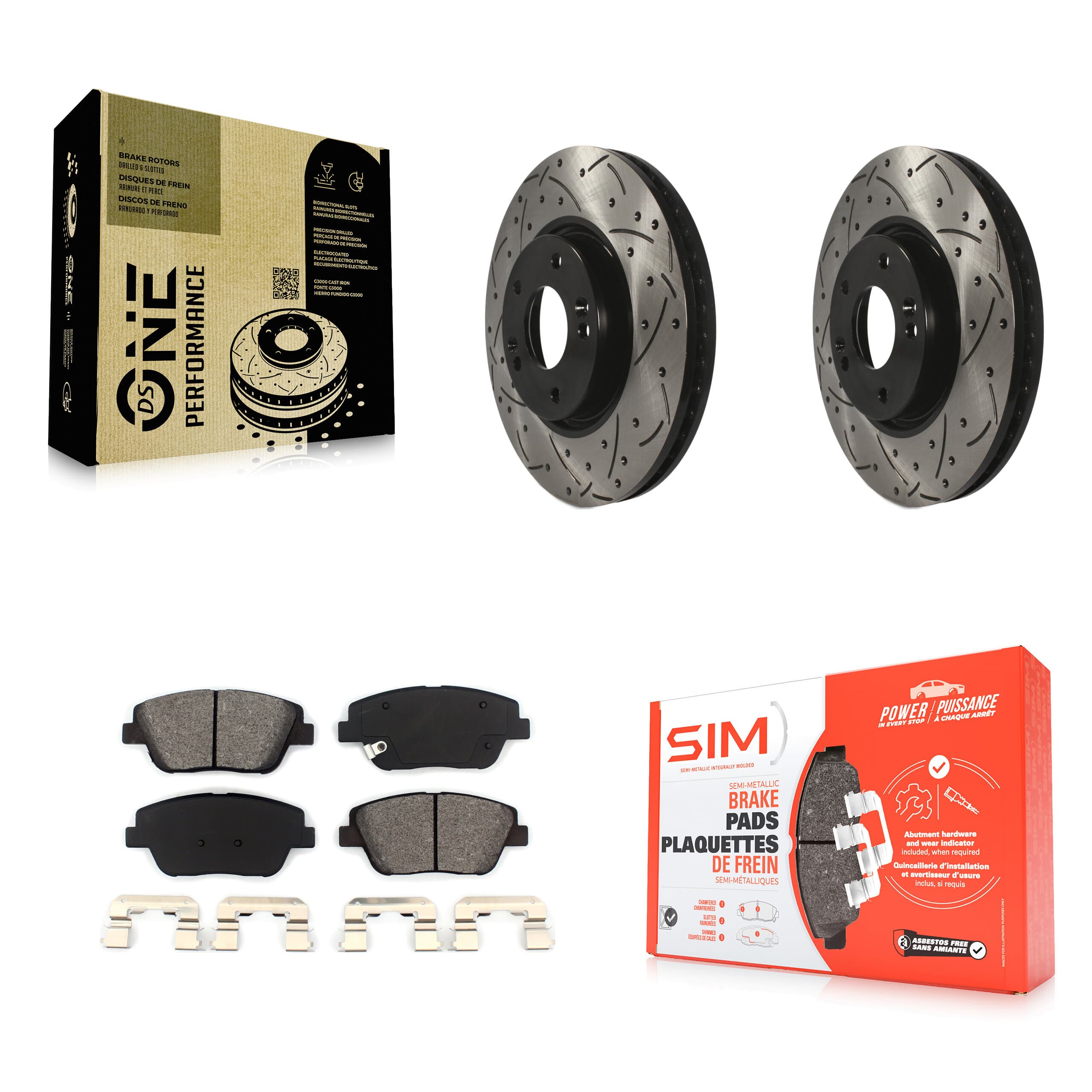 Transit Auto - KDS-100080 - Front Disc Brake Kits image 1