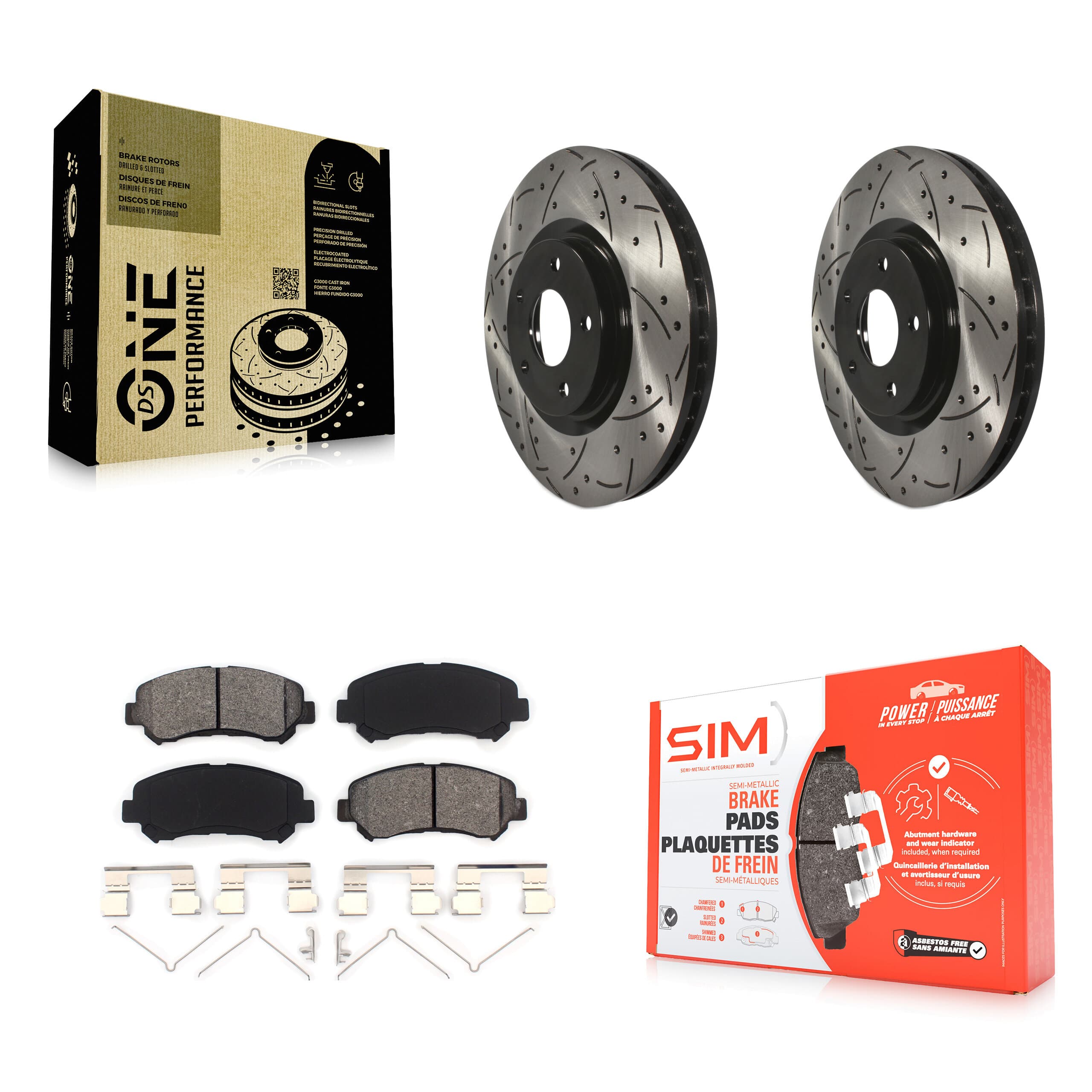 Transit Auto - KDS-100109 - Front Disc Brake Kits image 1