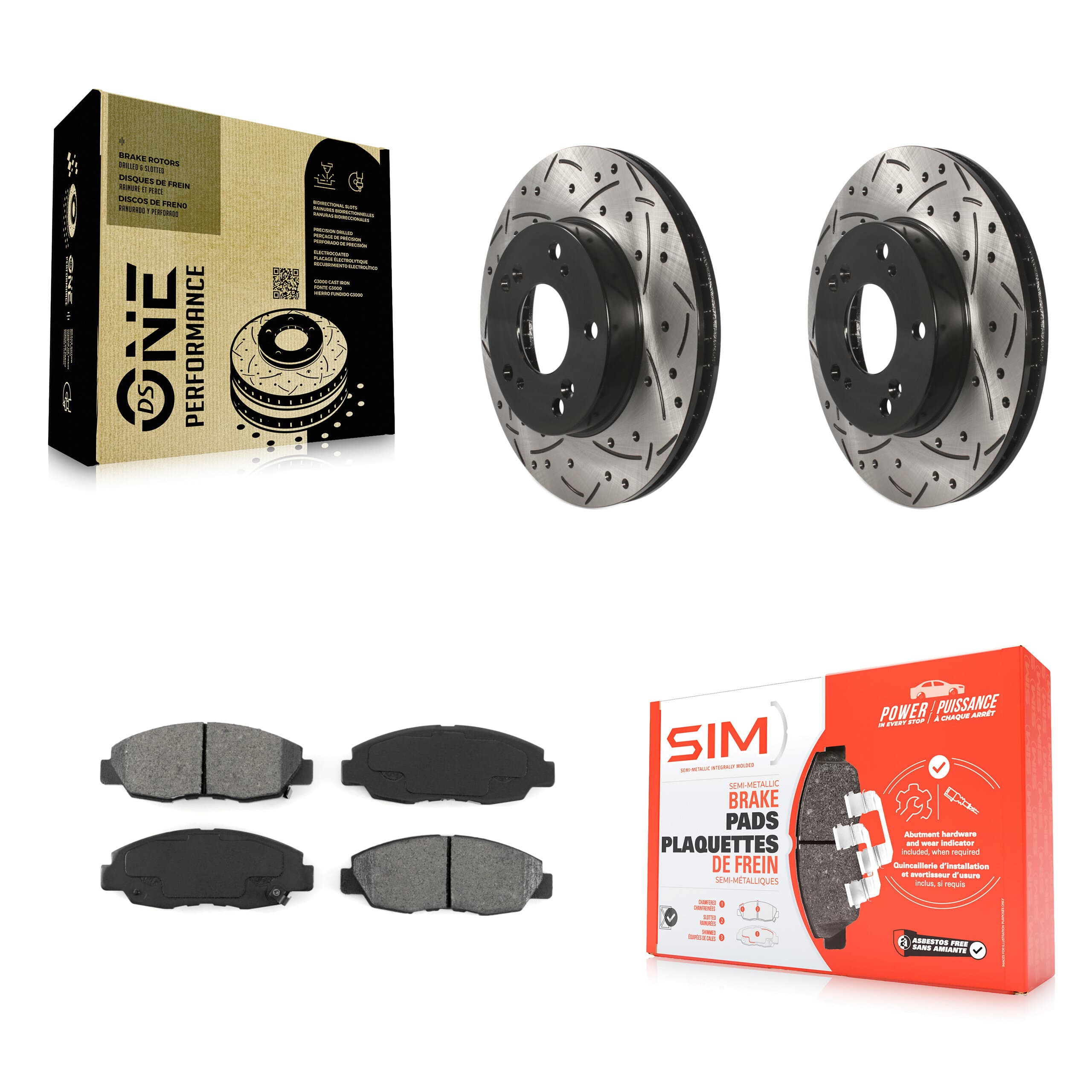 Transit Auto - KDS-100139 - Front Disc Brake Kits image 1