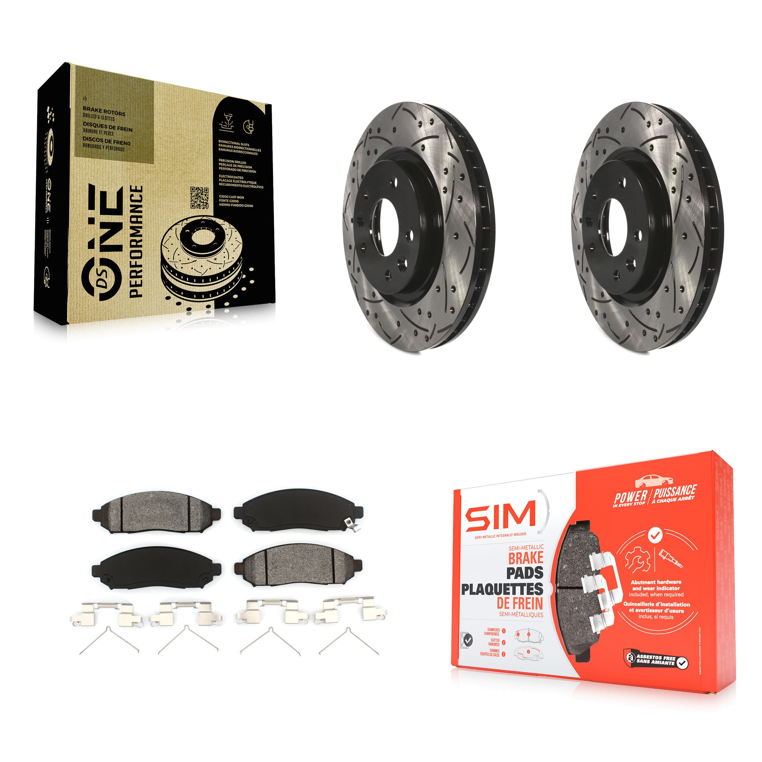 Transit Auto - KDS-100162 - Front Disc Brake Kits image 1