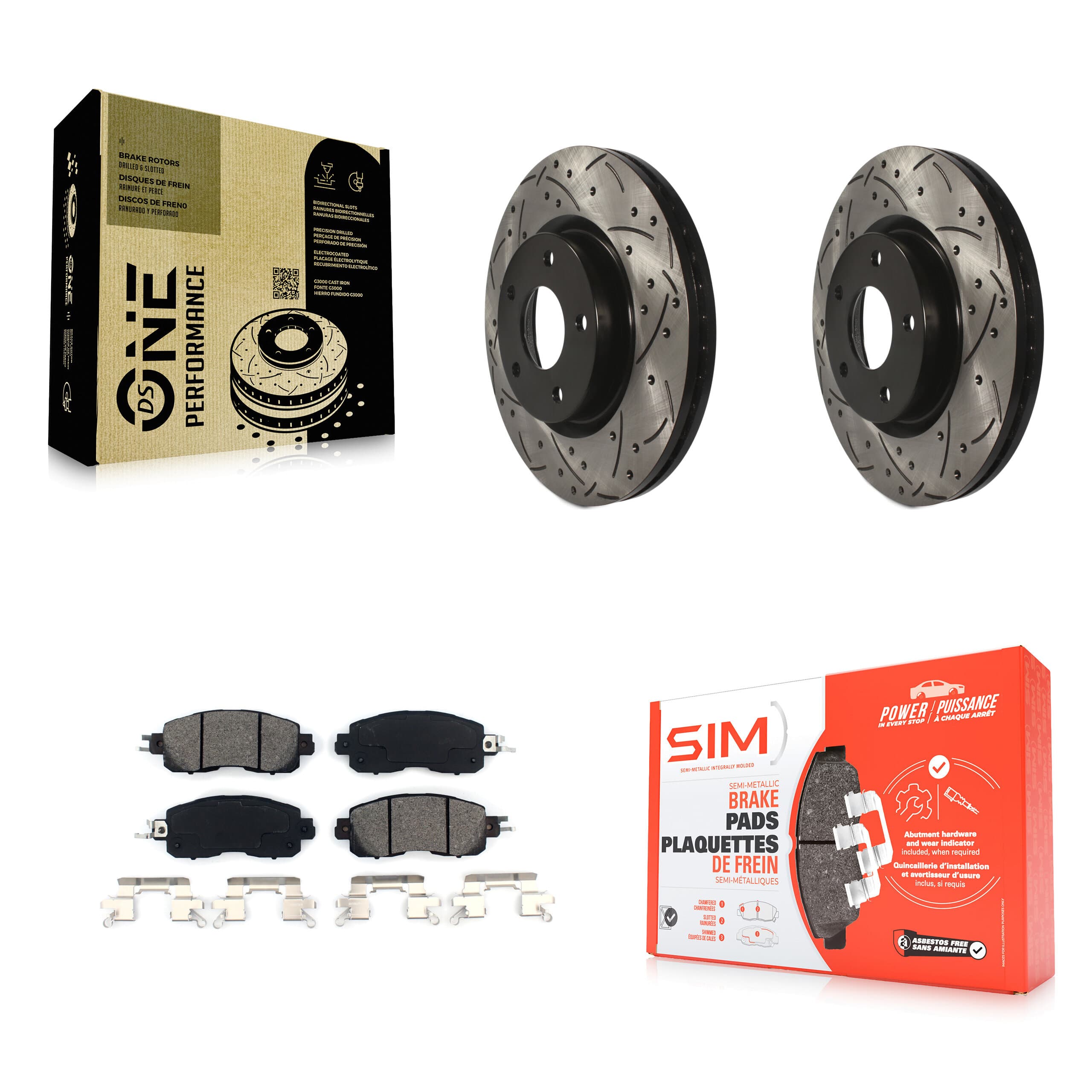 Transit Auto - KDS-100166 - Front Disc Brake Kits image 1