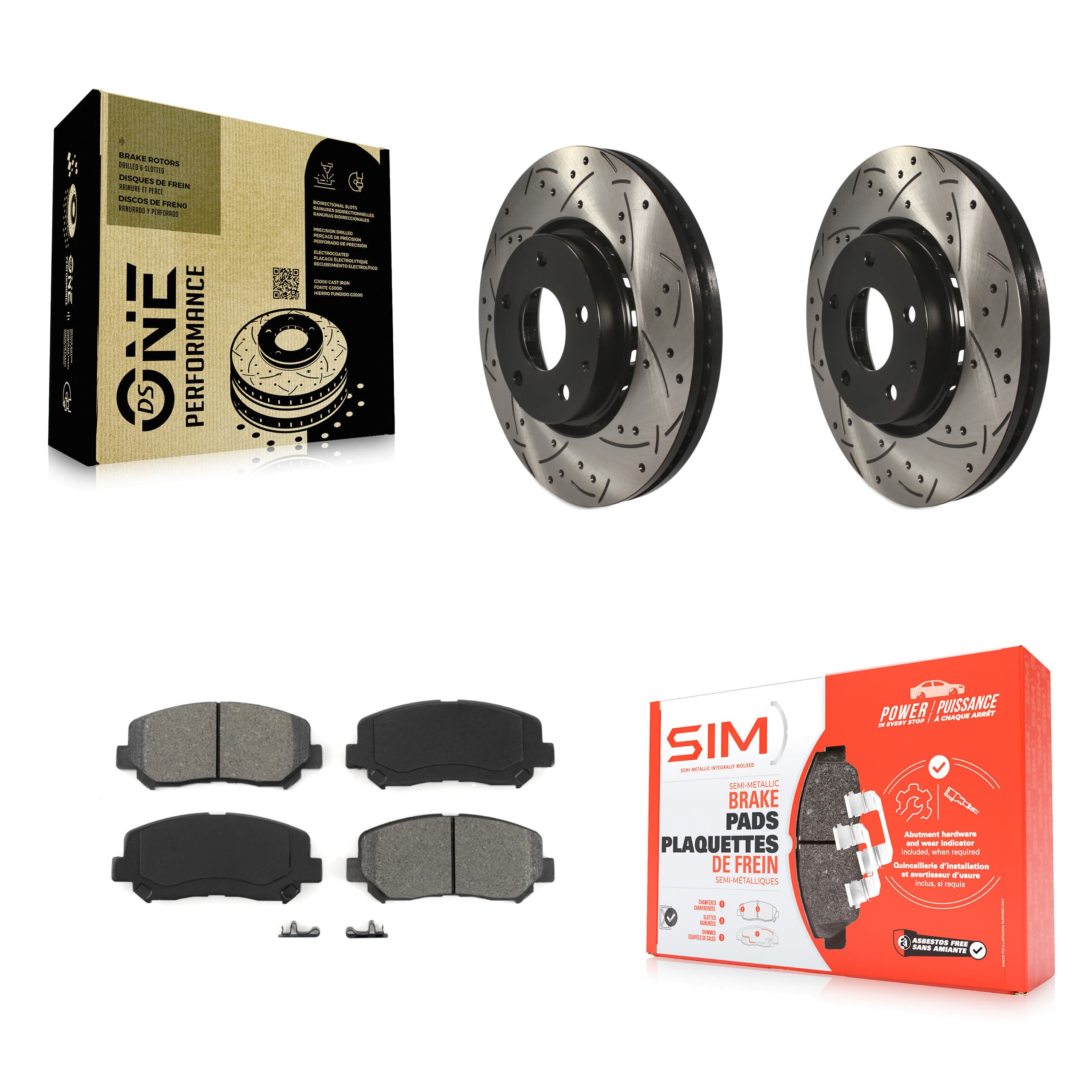 Transit Auto - KDS-100172 - Front Disc Brake Kits image 1