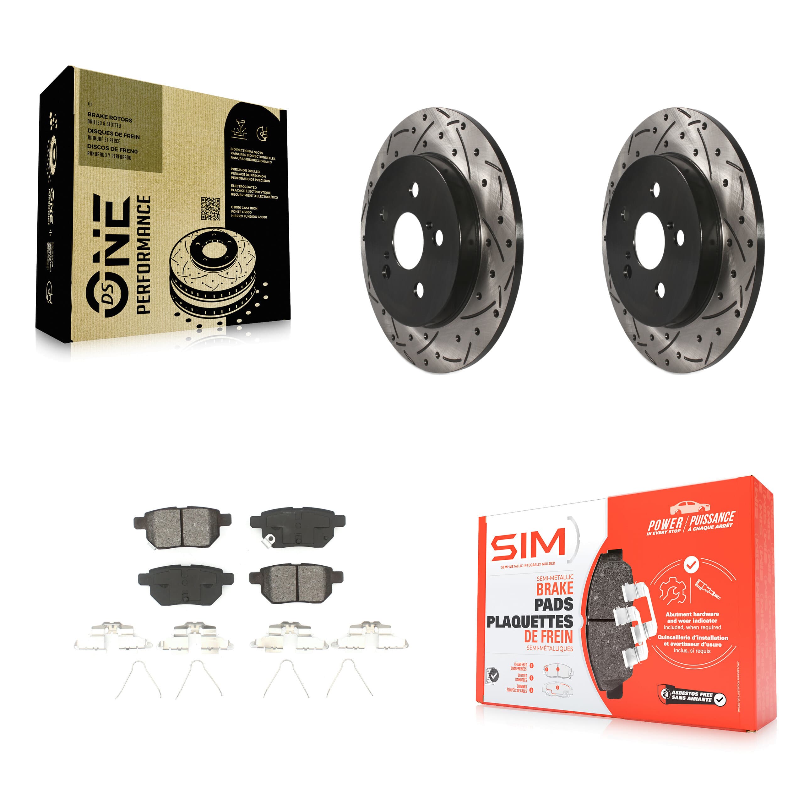 Transit Auto - KDS-100383 - Rear Disc Brake Kits image 1