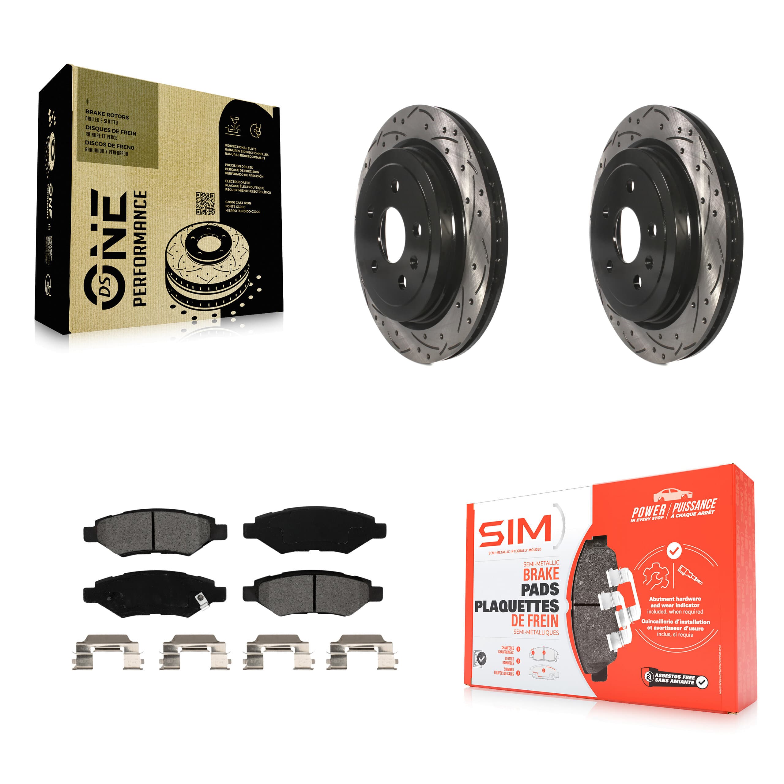 Transit Auto - KDS-100385 - Rear Disc Brake Kits image 1
