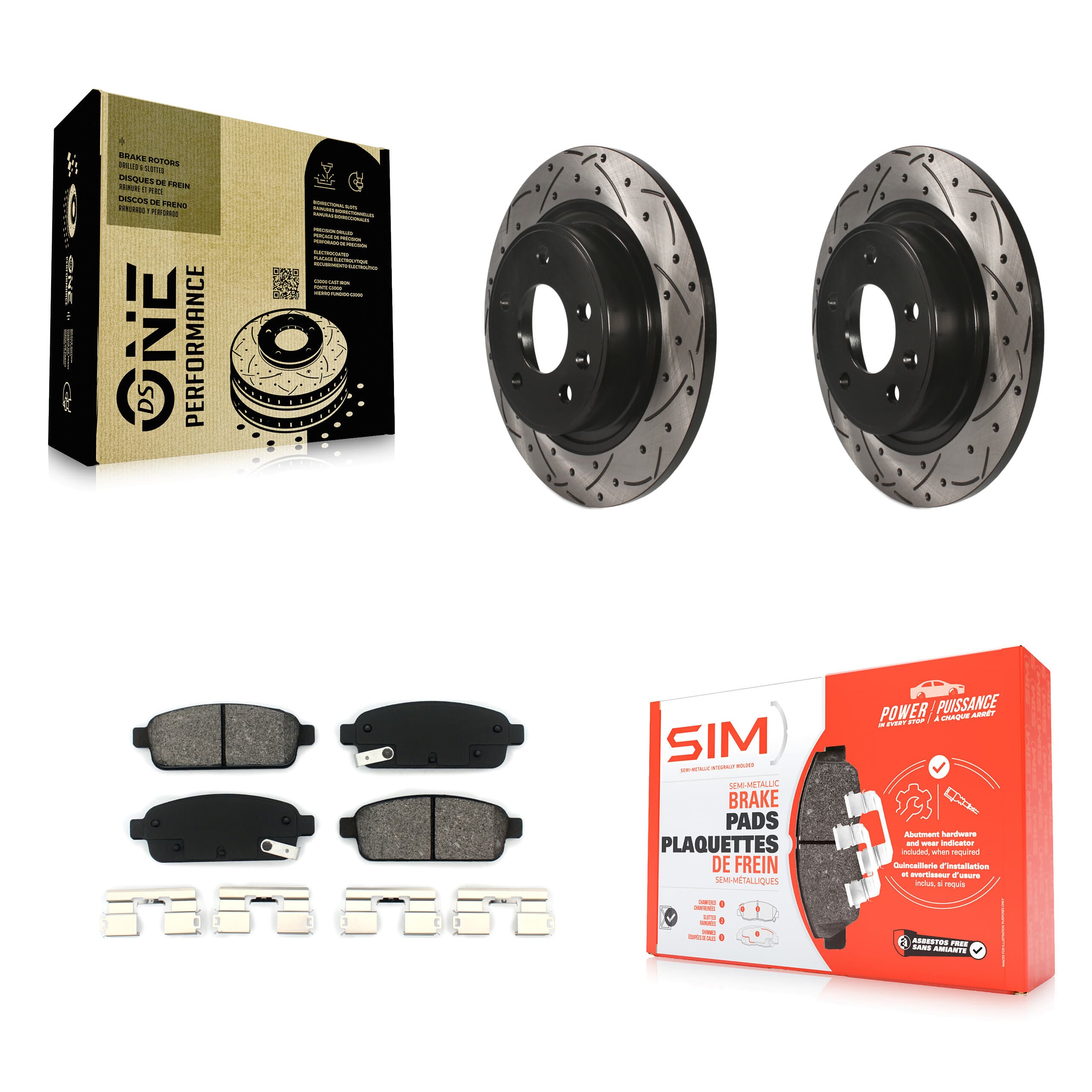Transit Auto - KDS-100392 - Rear Disc Brake Kits image 1