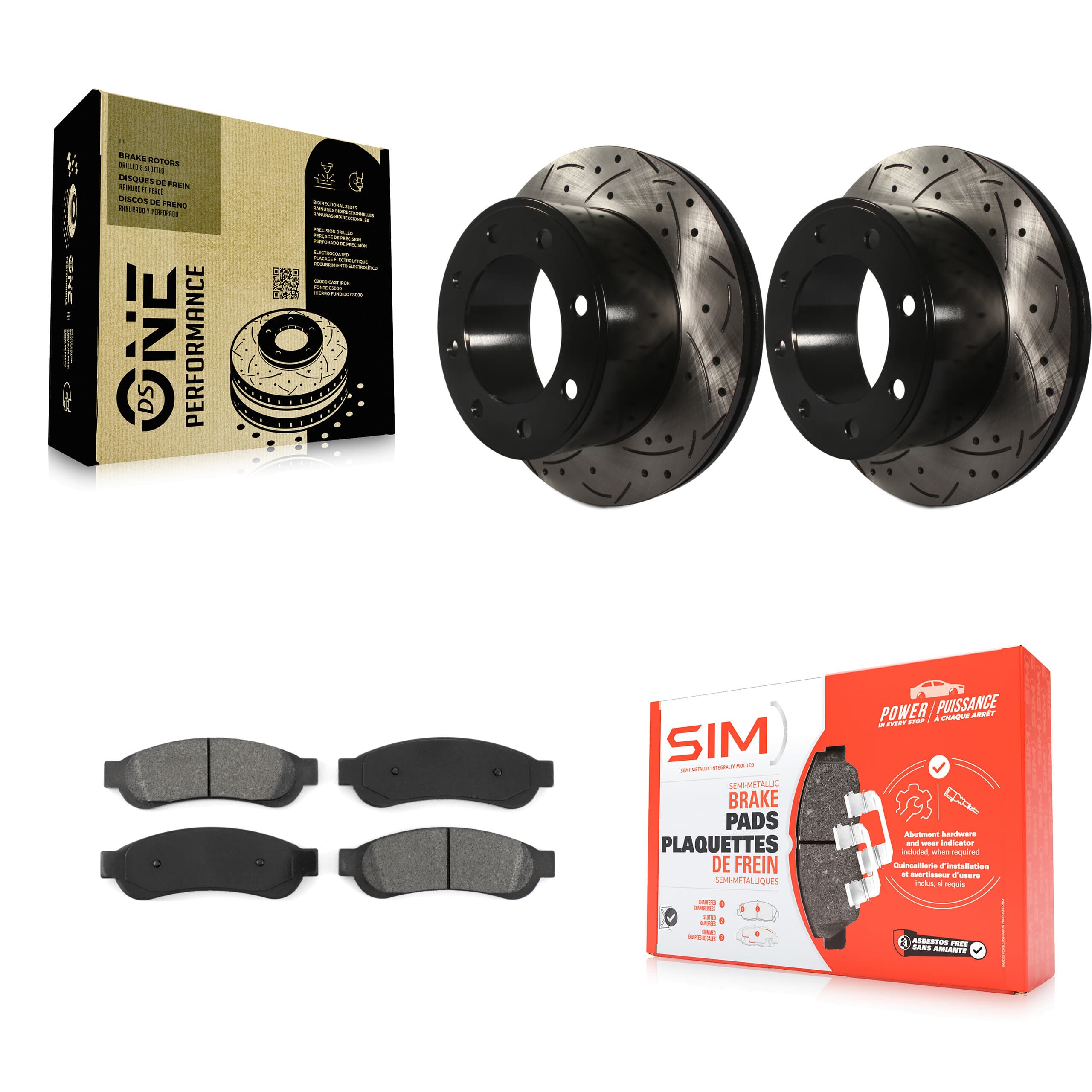 Transit Auto - KDS-100402 - Rear Disc Brake Kits image 1
