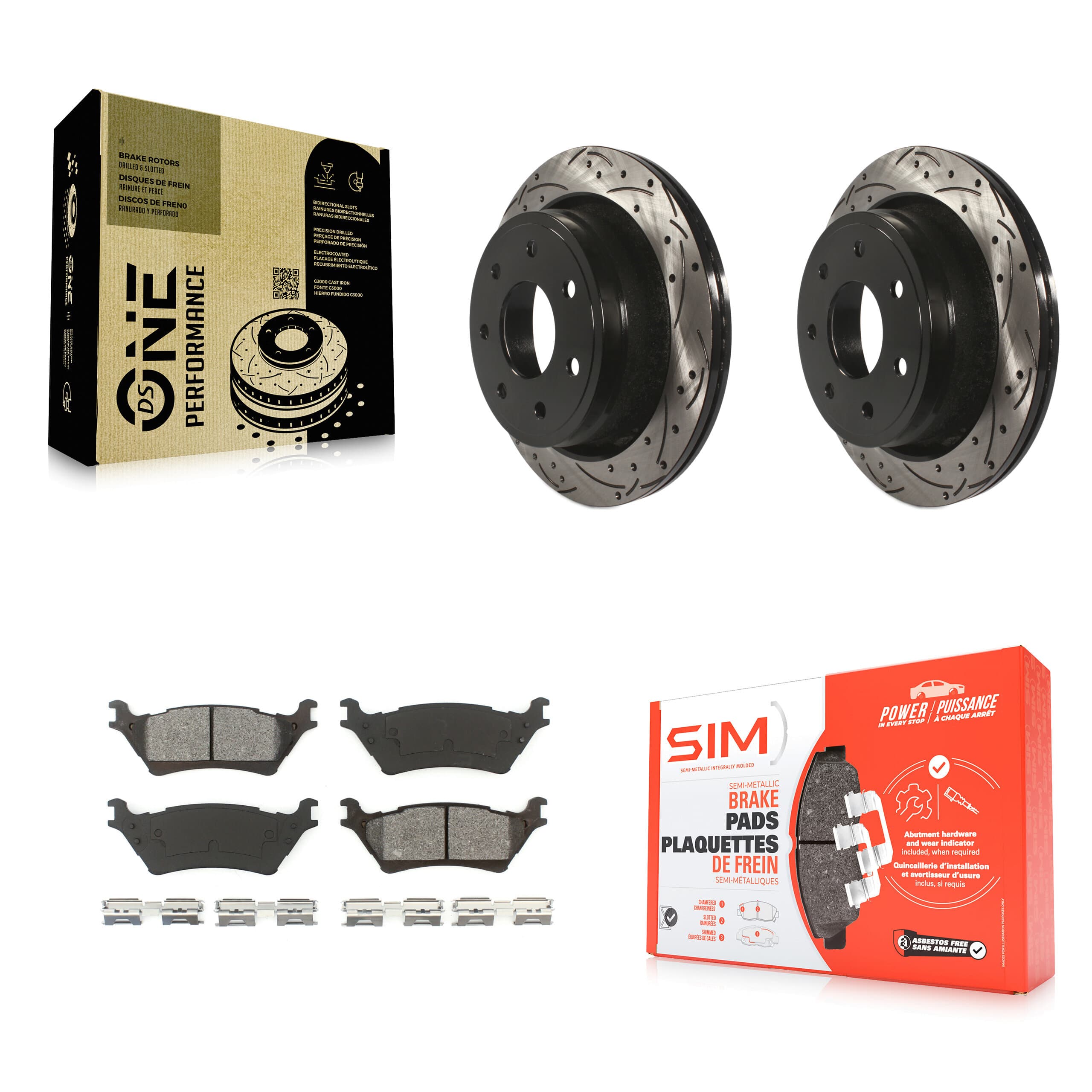 Transit Auto - KDS-100409 - Rear Disc Brake Kits image 1