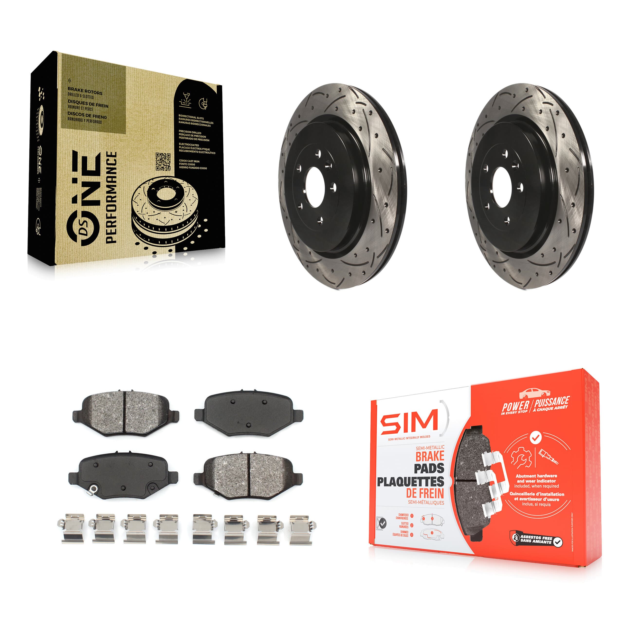 Transit Auto - KDS-100411 - Rear Disc Brake Kits image 1