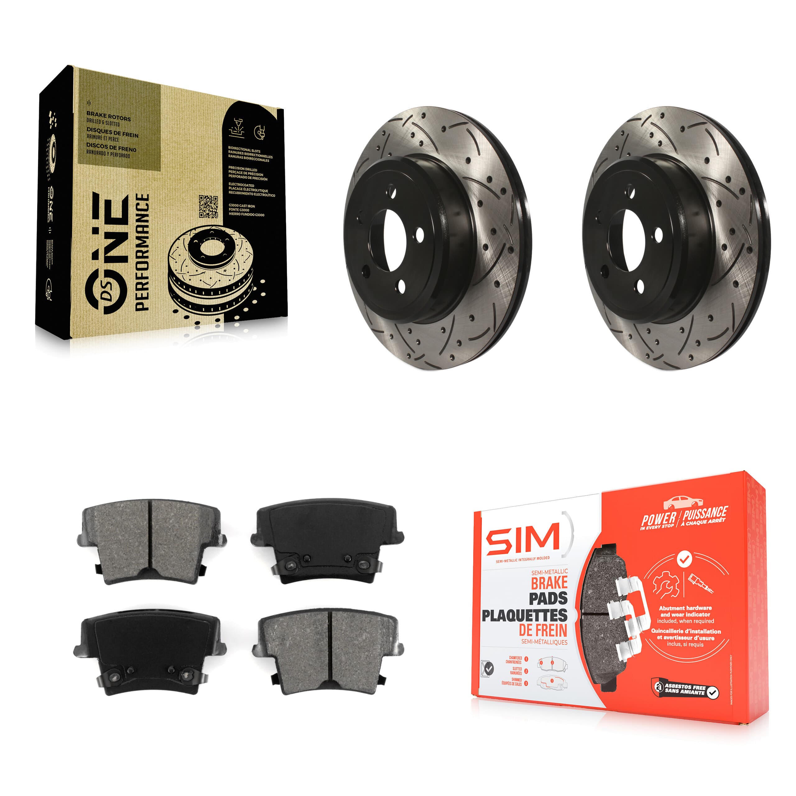 Transit Auto - KDS-100419 - Rear Disc Brake Kits image 1