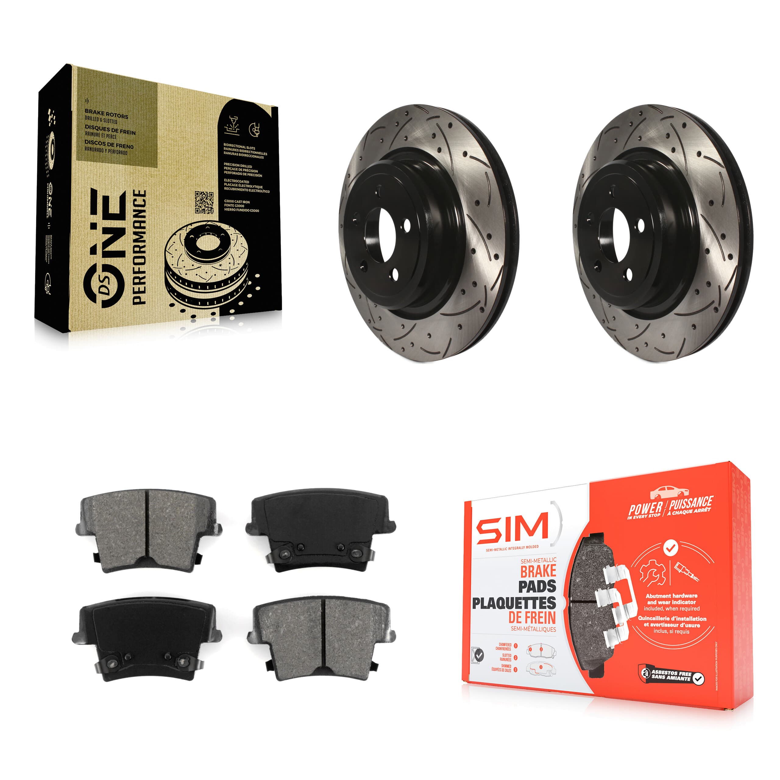 Transit Auto - KDS-100420 - Rear Disc Brake Kits image 1