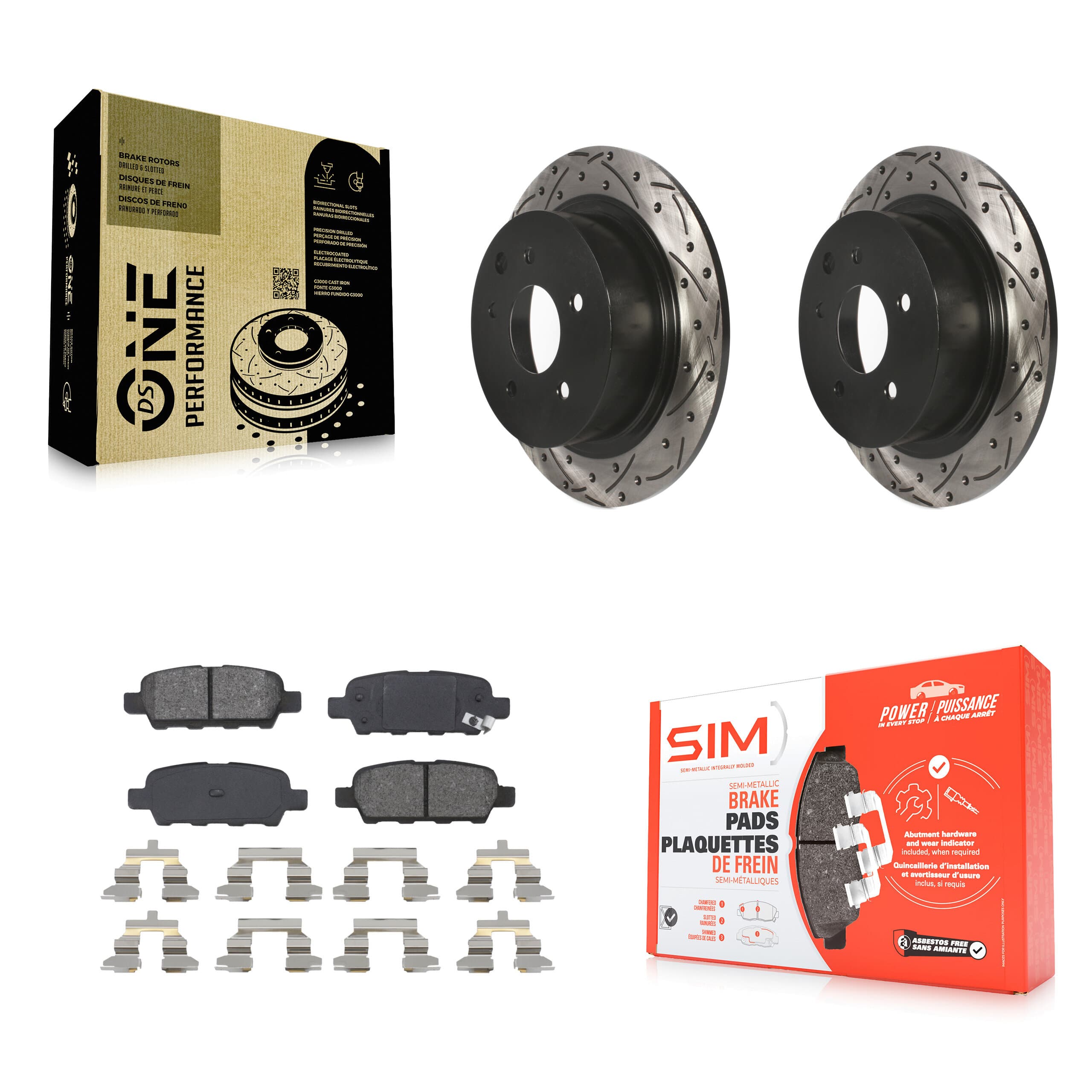 Transit Auto - KDS-100433 - Rear Disc Brake Kits image 1