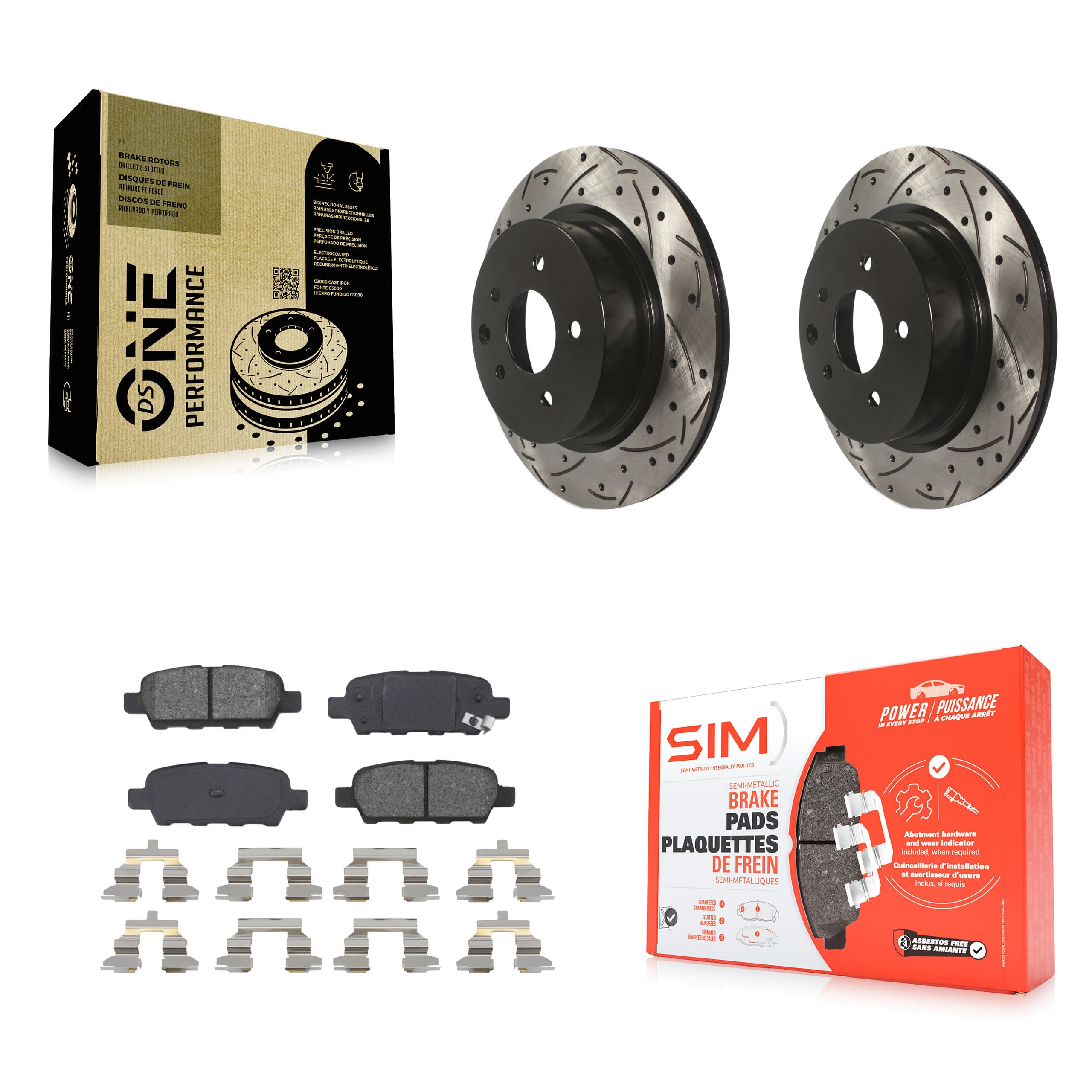 Transit Auto - KDS-100441 - Rear Disc Brake Kits image 1