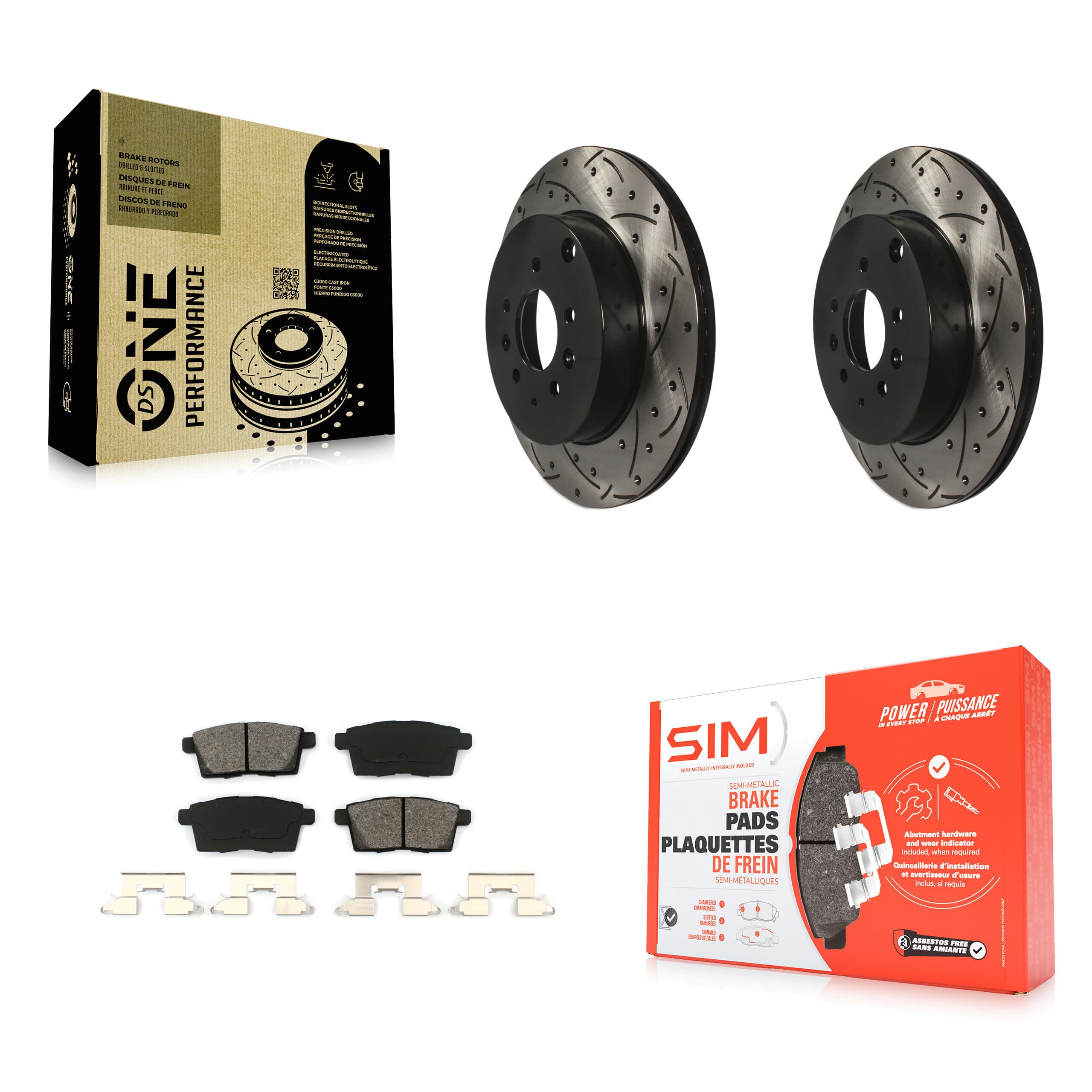 Transit Auto - KDS-100452 - Rear Disc Brake Kits image 1