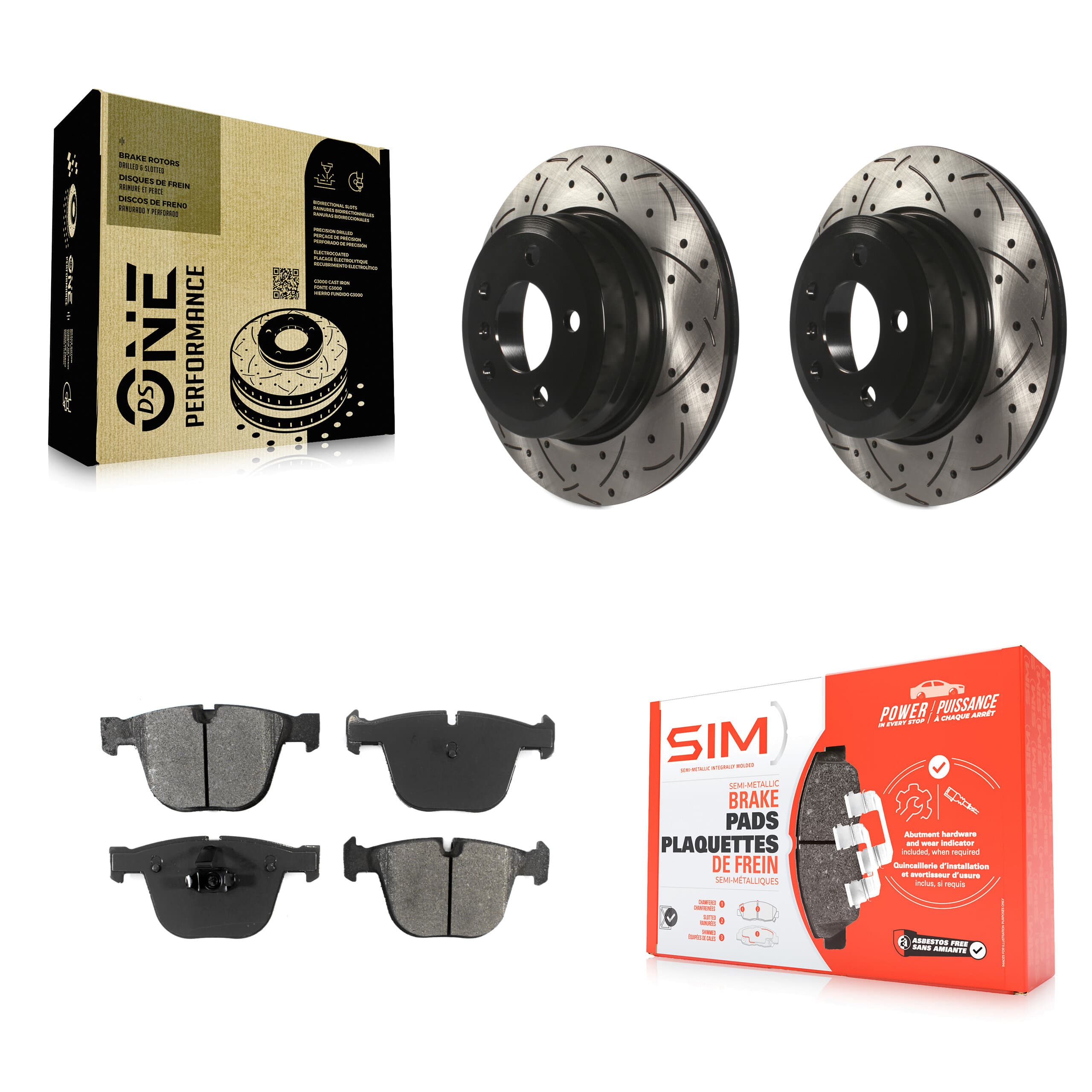 Transit Auto - KDS-100455 - Rear Disc Brake Kits image 1