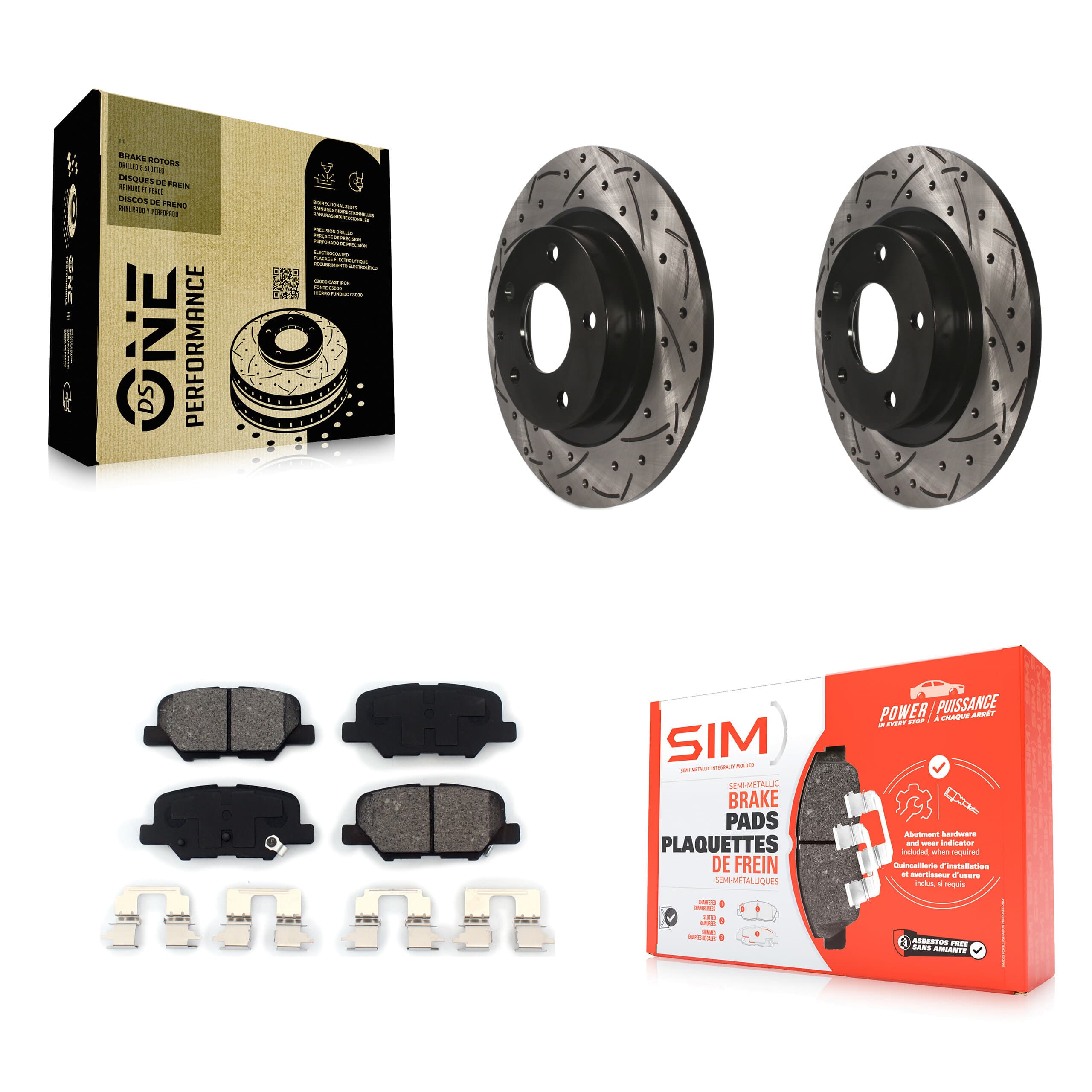 Transit Auto - KDS-100487 - Rear Disc Brake Kits image 1