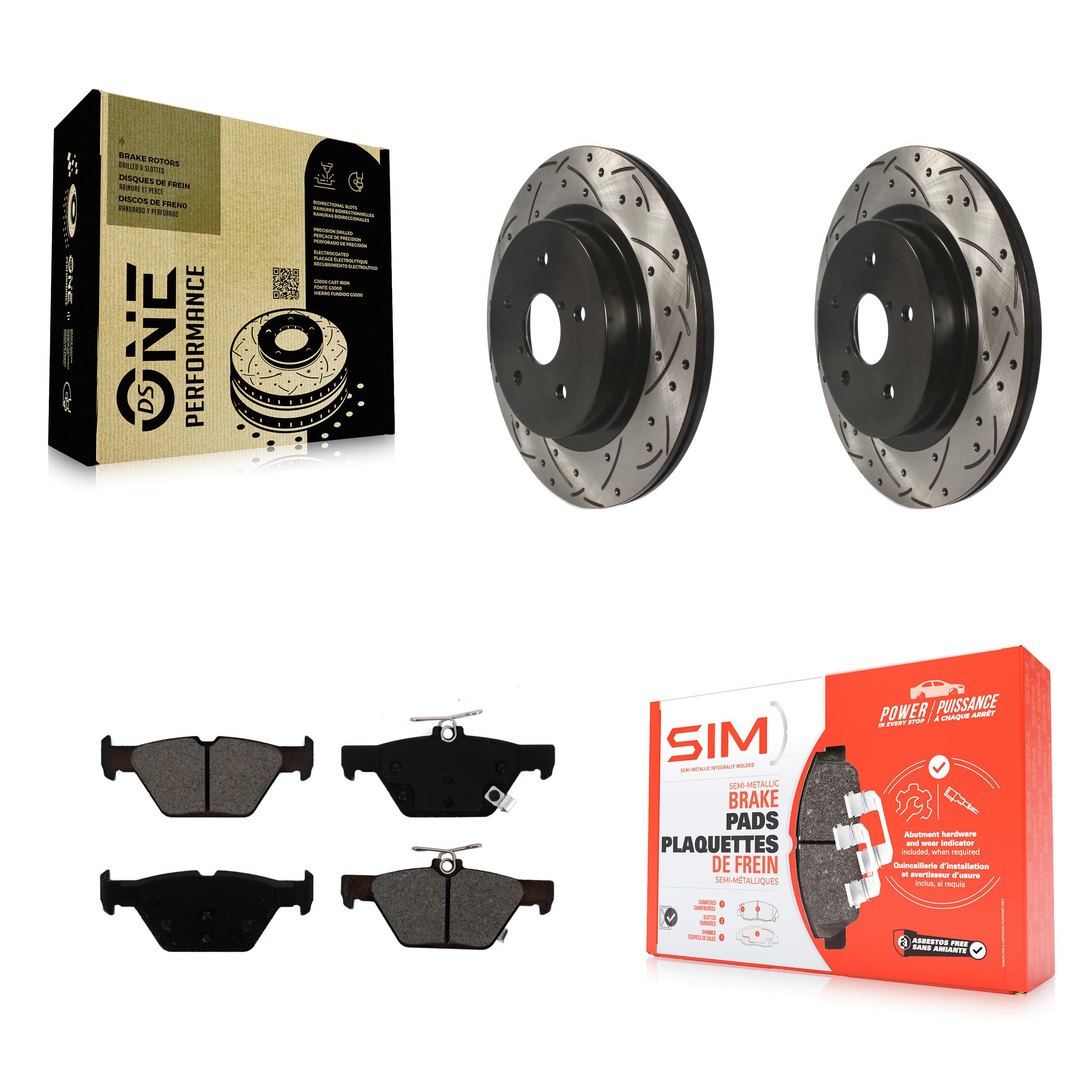 Transit Auto - KDS-100516 - Rear Disc Brake Kits image 1