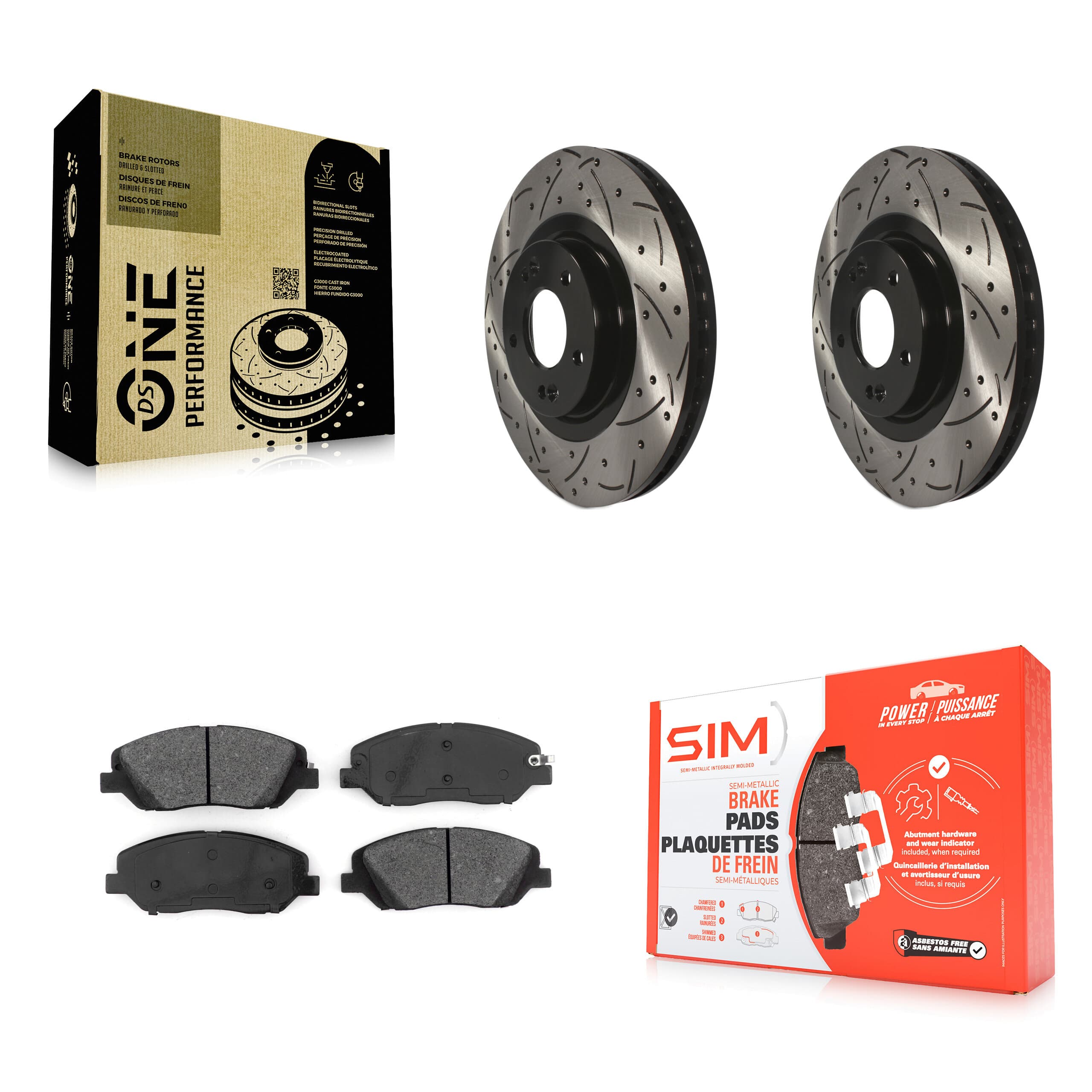 Transit Auto - KDS-100550 - Front Disc Brake Kits image 1