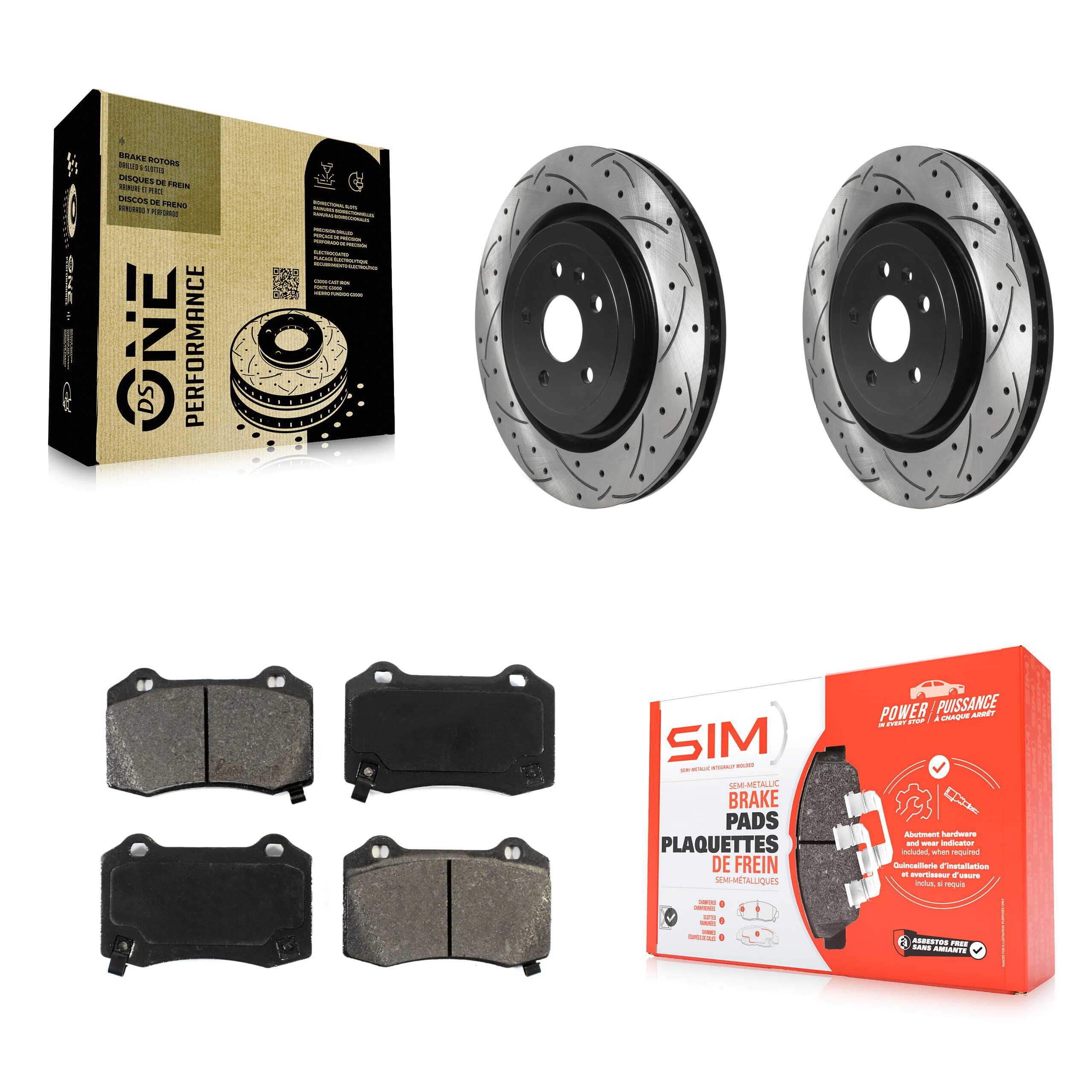 Transit Auto - KDS-100586 - Rear Disc Brake Kits image 1
