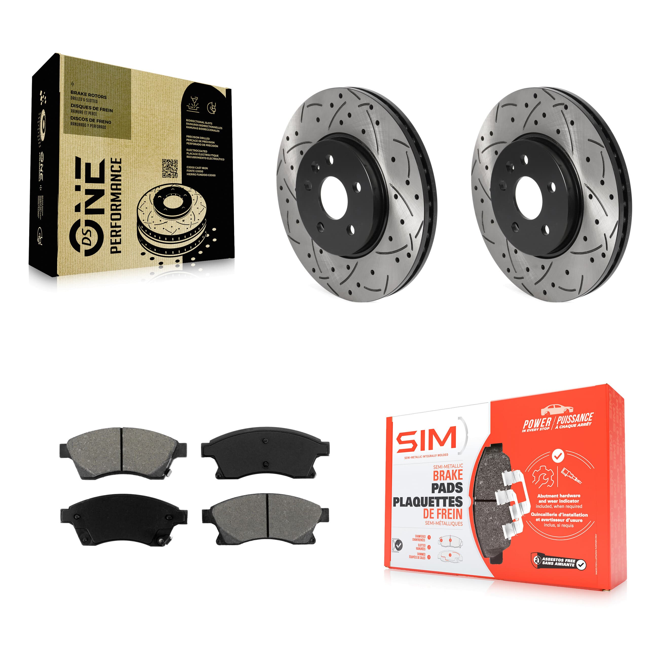 Transit Auto - KDS-100664 - Front Disc Brake Kits image 1