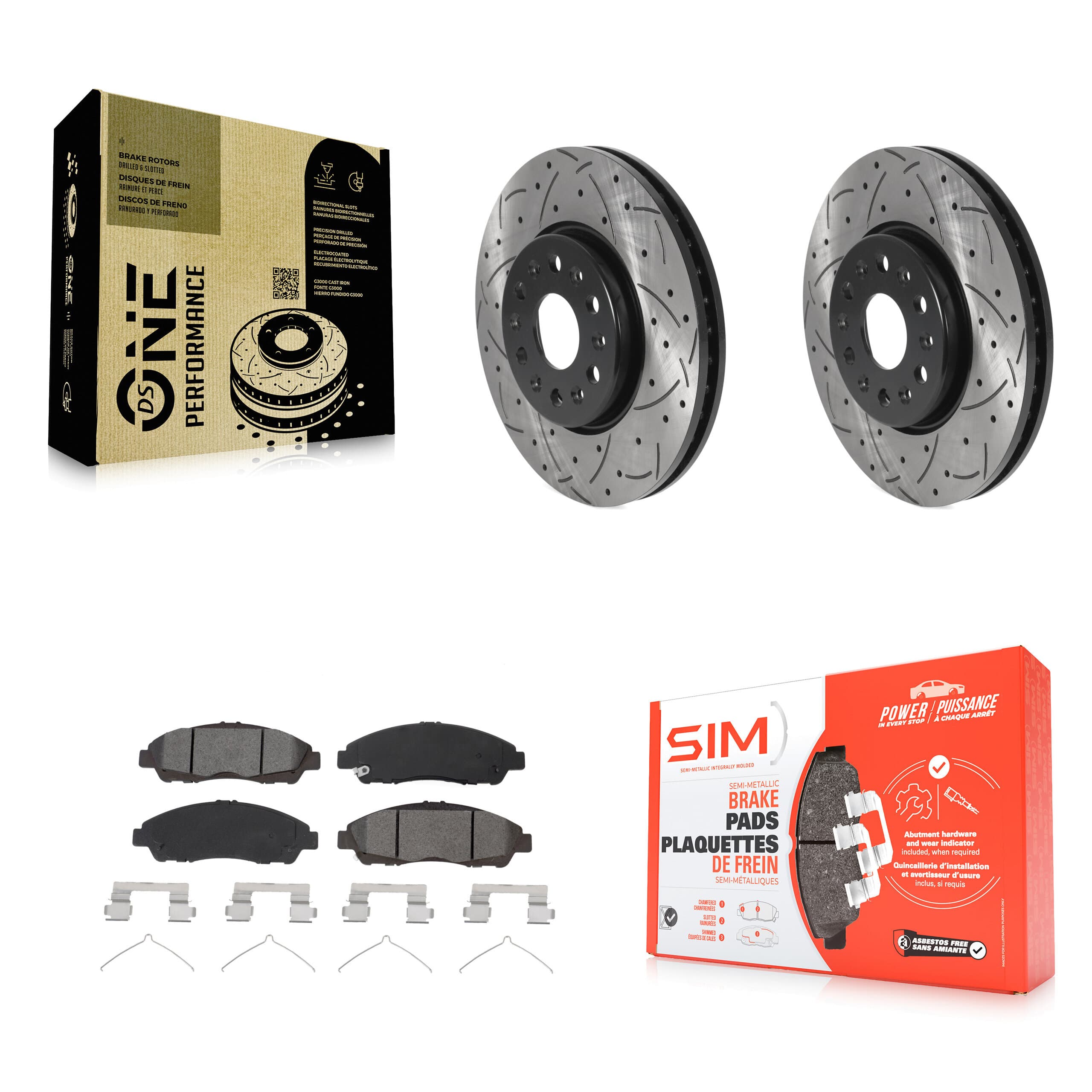 Transit Auto - KDS-100666 - Front Disc Brake Kits image 1