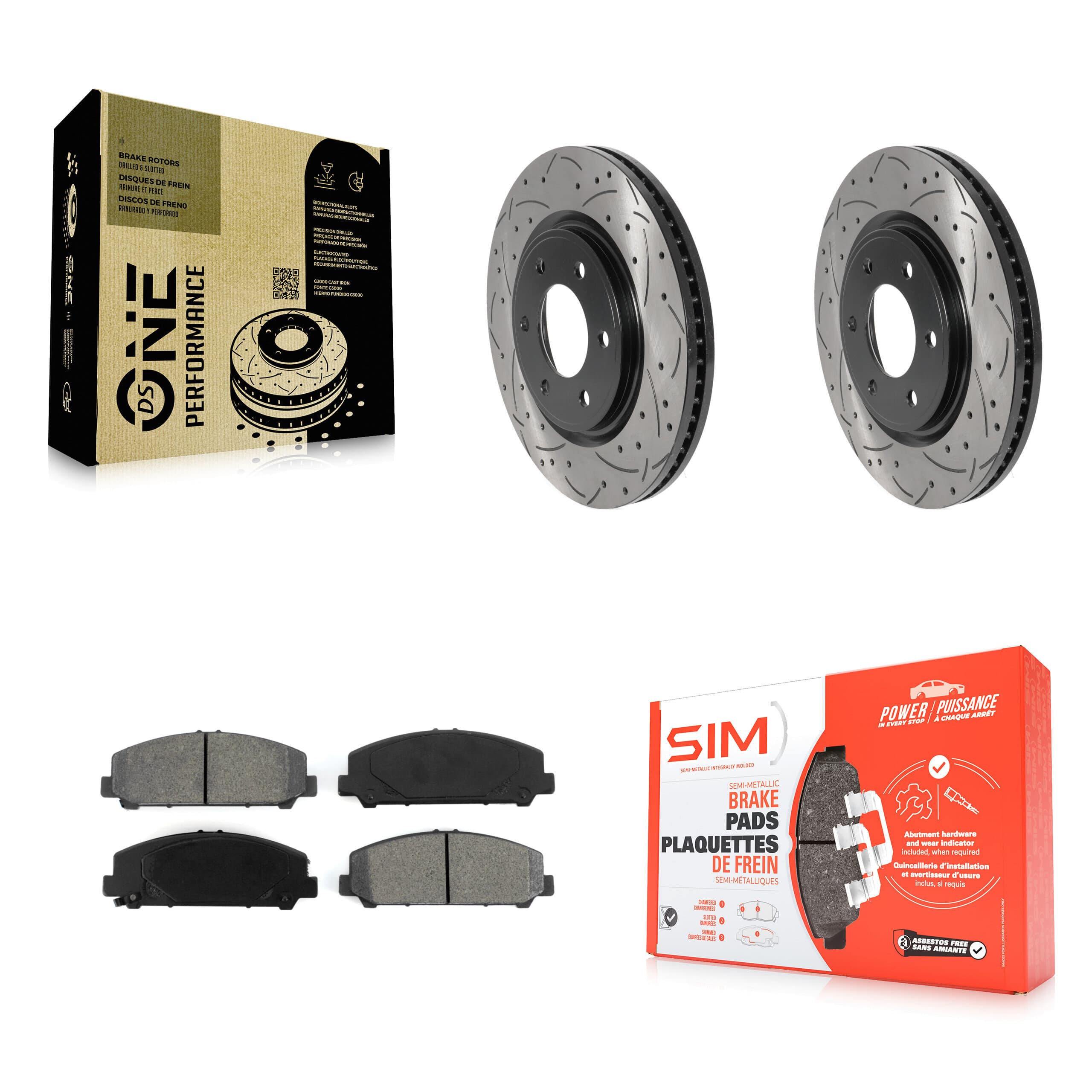 Transit Auto - KDS-100685 - Front Disc Brake Kits image 1