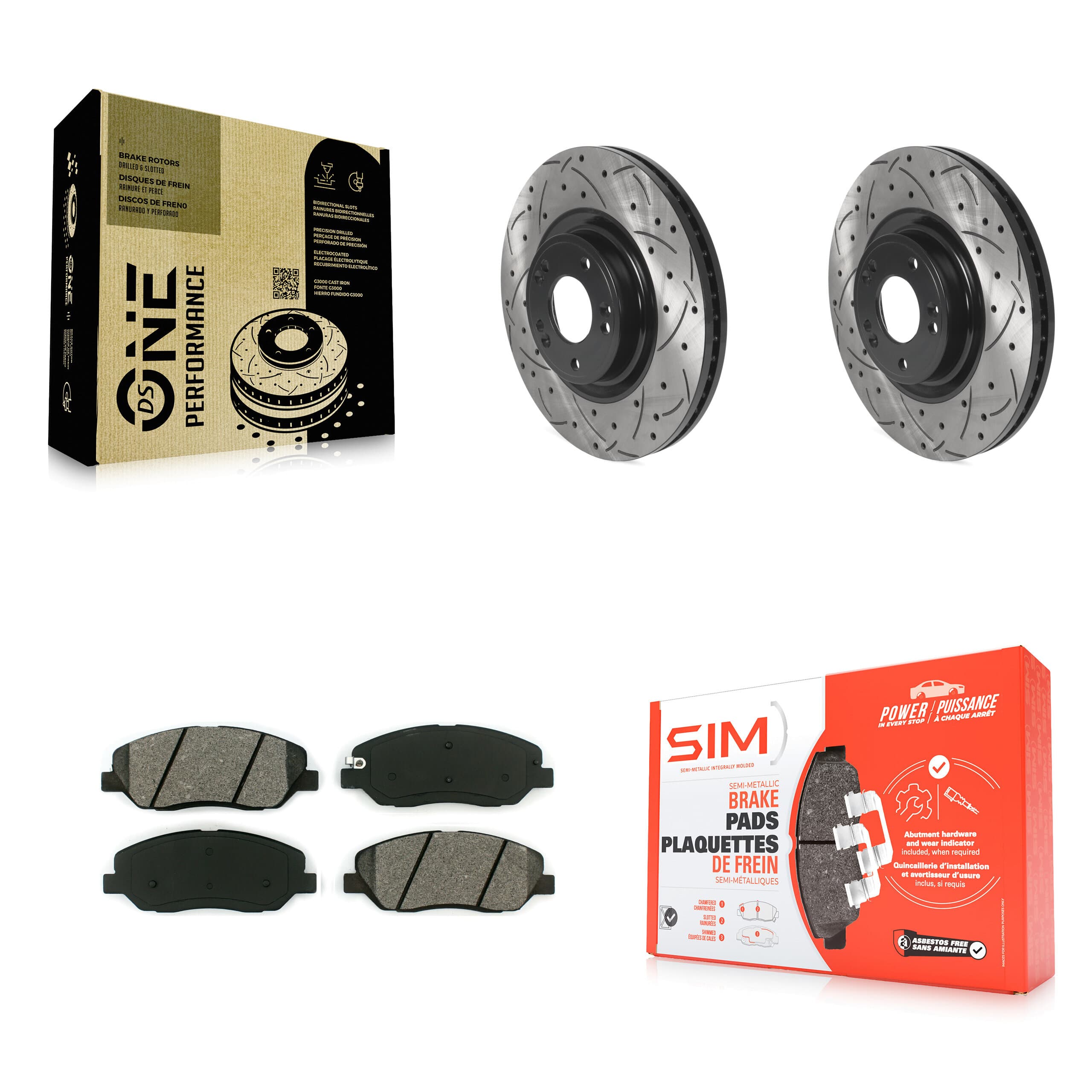 Transit Auto - KDS-100686 - Front Disc Brake Kits image 1