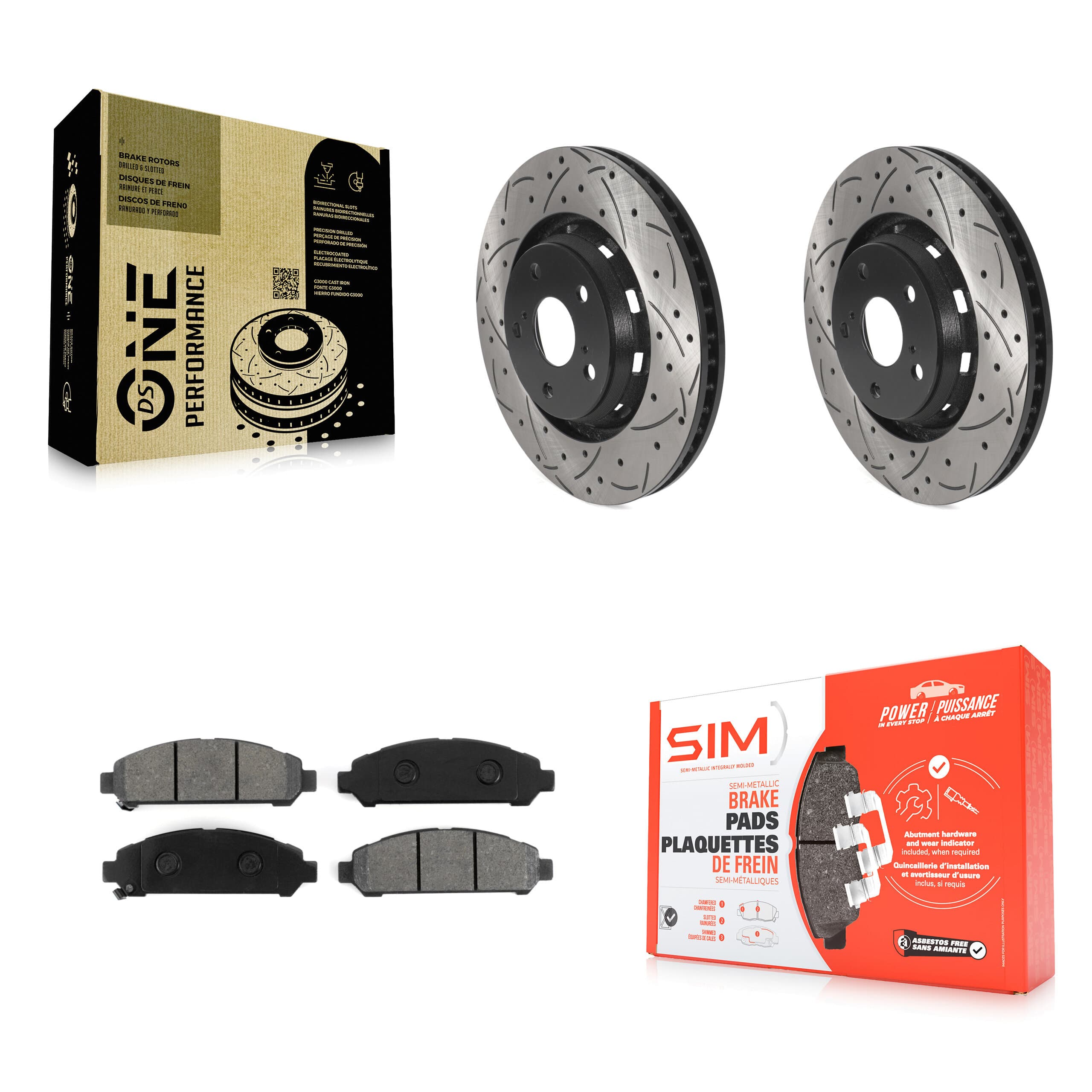 Transit Auto - KDS-100690 - Front Disc Brake Kits image 1