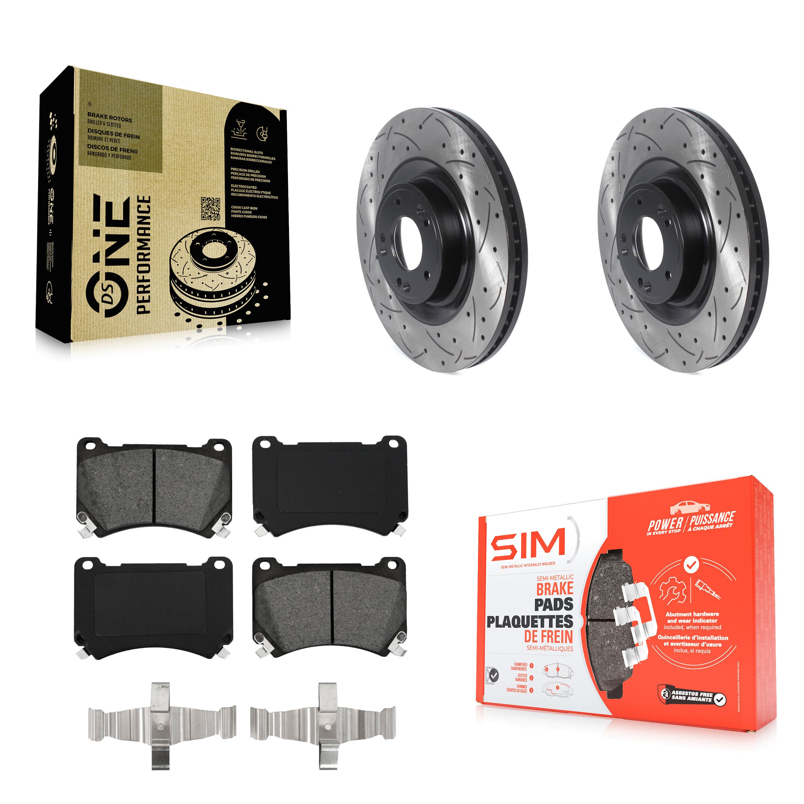 Transit Auto - KDS-100691 - Front Disc Brake Kits image 1