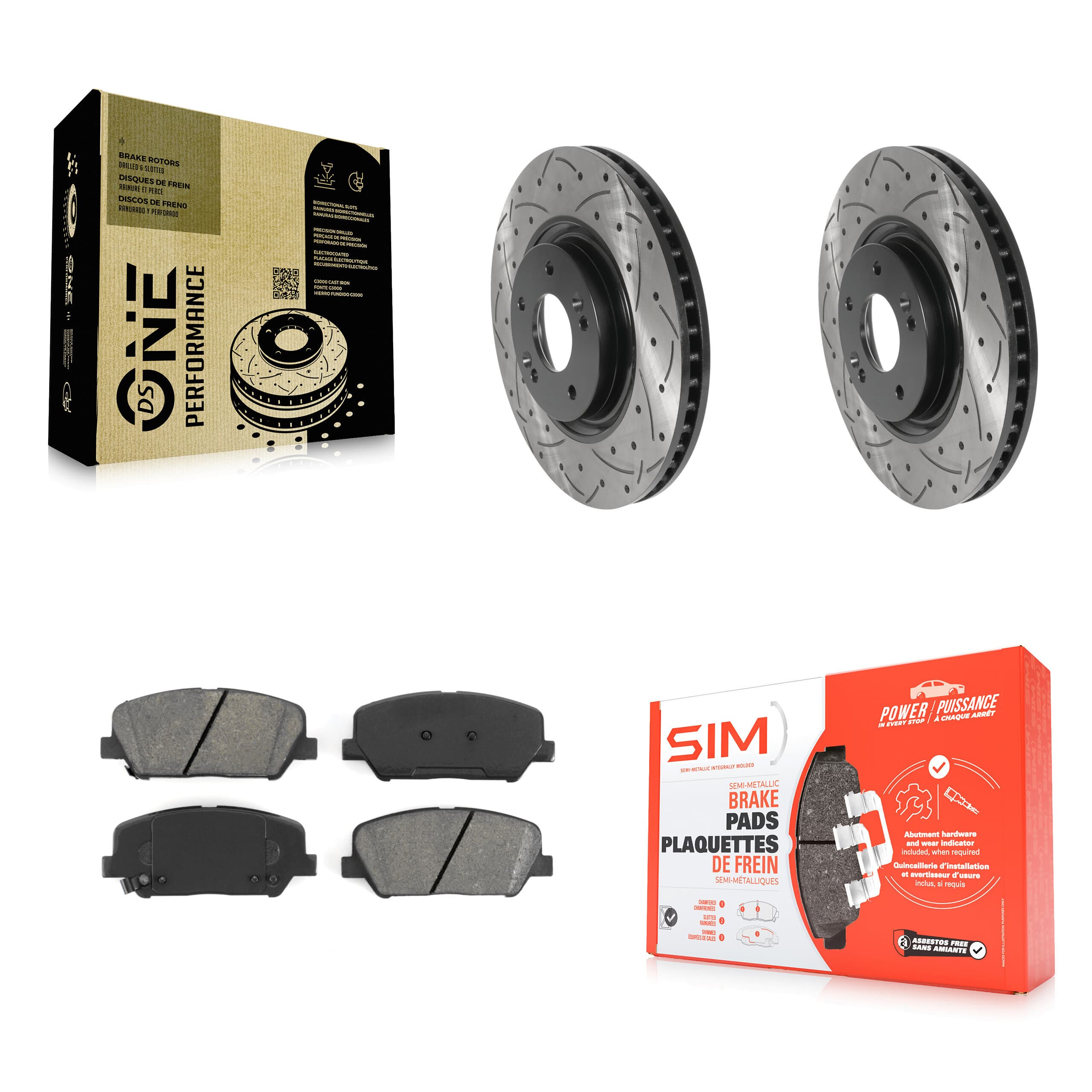 Transit Auto - KDS-100693 - Front Disc Brake Kits image 1
