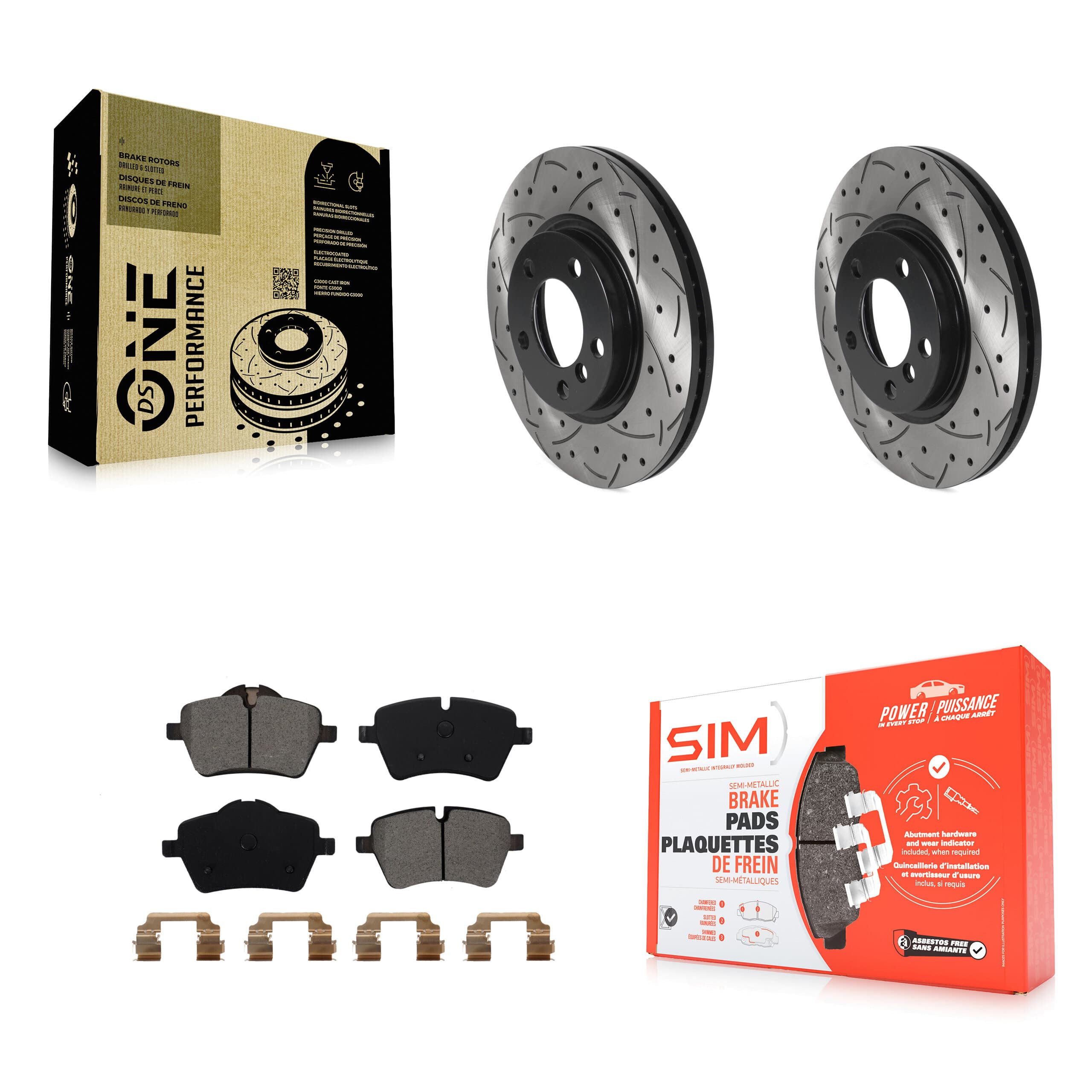 Transit Auto - KDS-100698 - Front Disc Brake Kits image 1