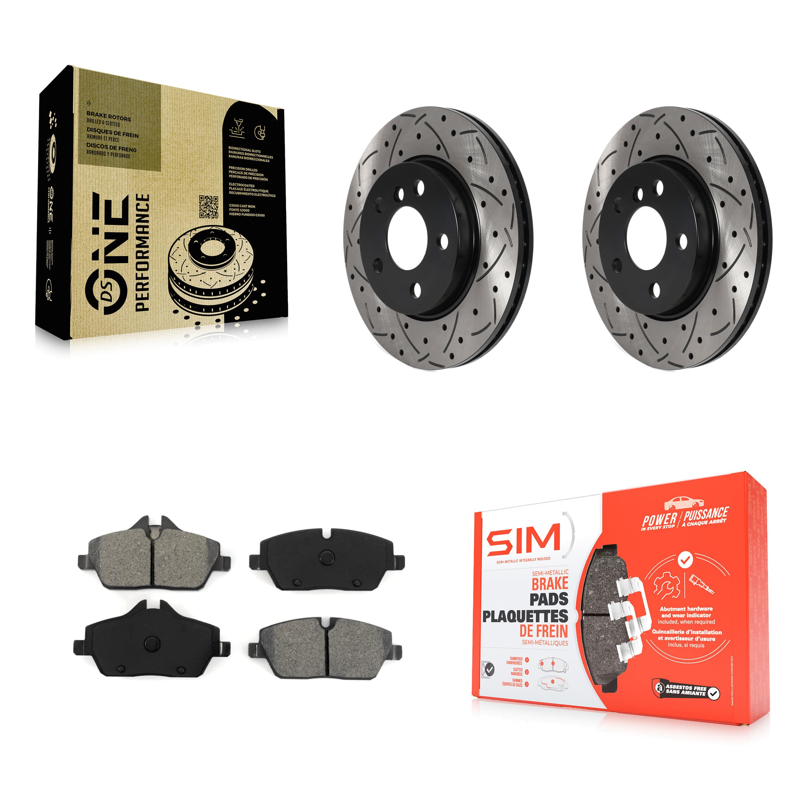 Transit Auto - KDS-100704 - Front Disc Brake Kits image 1