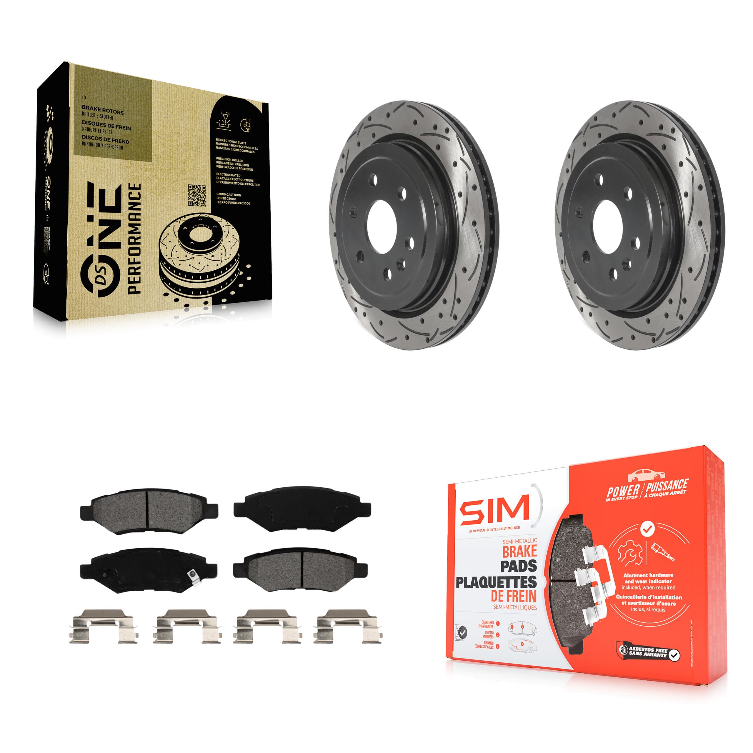 Transit Auto - KDS-100781 - Rear Disc Brake Kits image 1