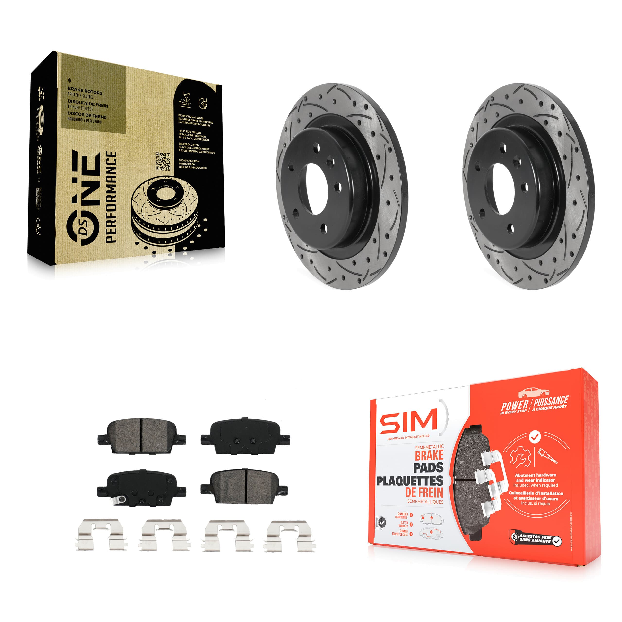 Transit Auto - KDS-100784 - Rear Disc Brake Kits image 1