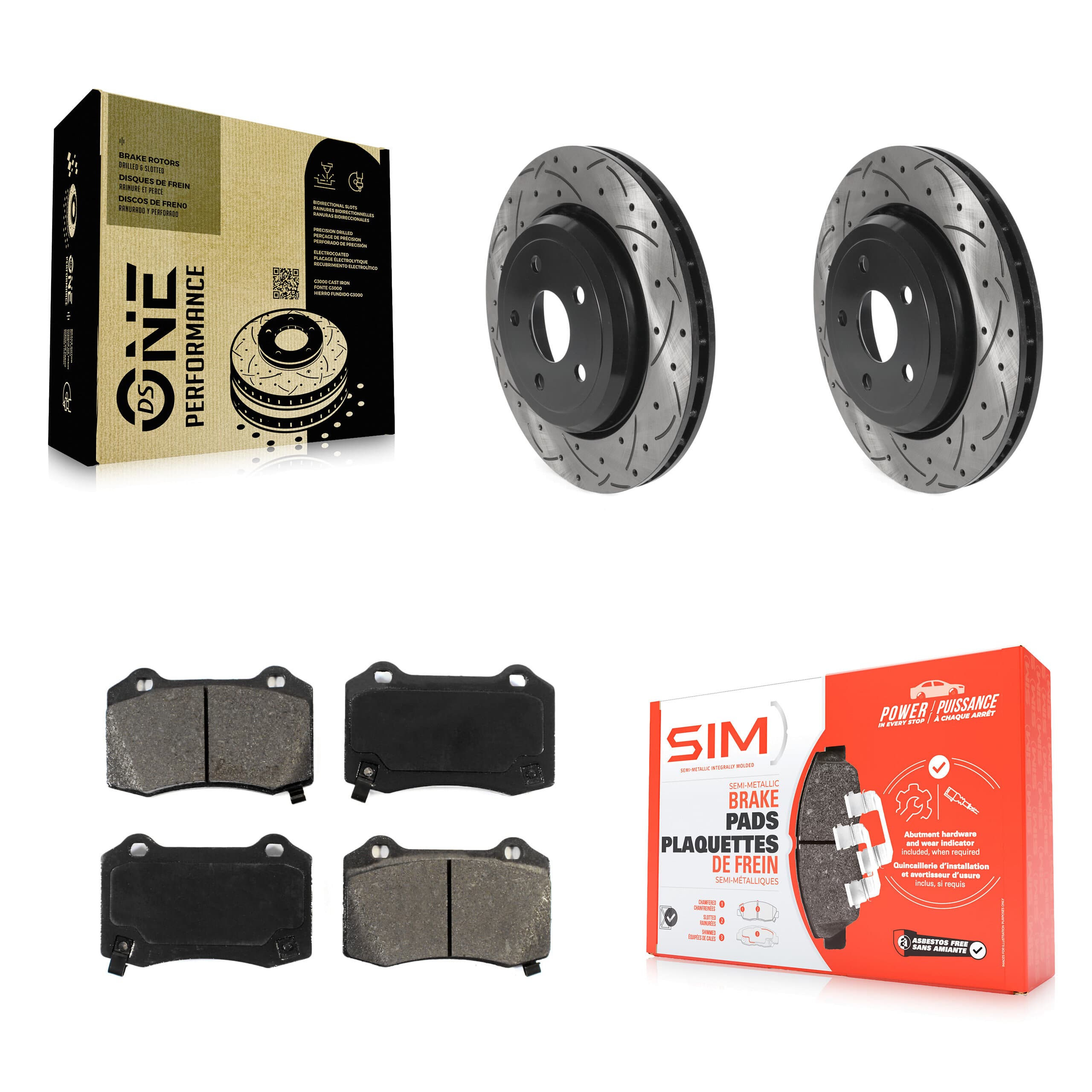 Transit Auto - KDS-100789 - Rear Disc Brake Kits image 1