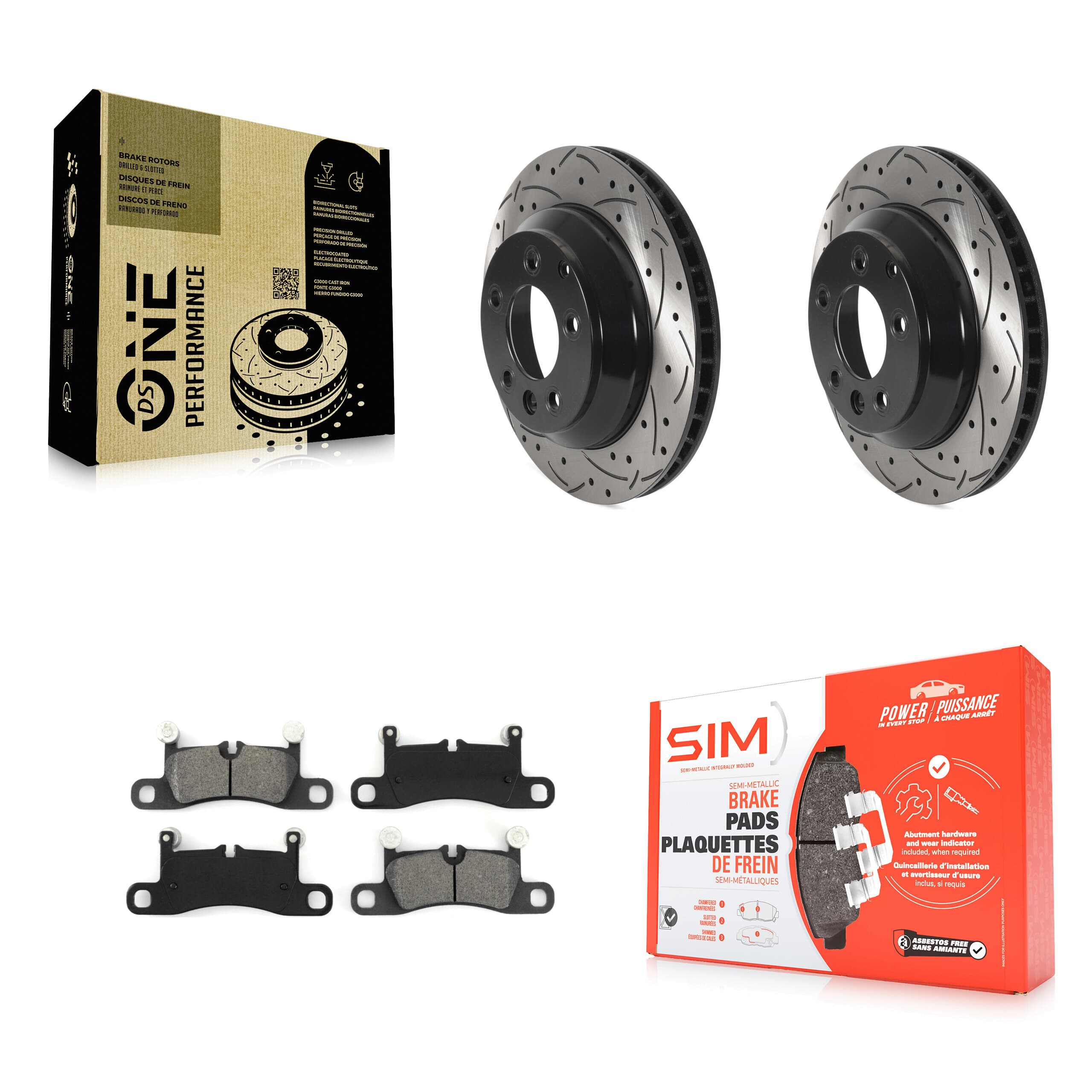 Transit Auto - KDS-100798 - Rear Disc Brake Kits image 1