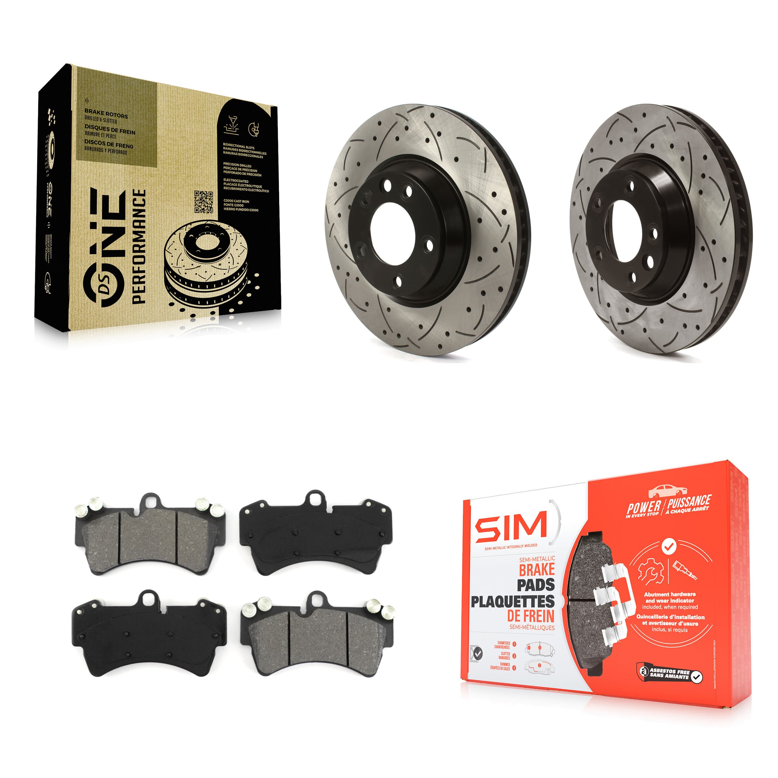 Transit Auto - KDS-100858 - Front Disc Brake Kits image 1