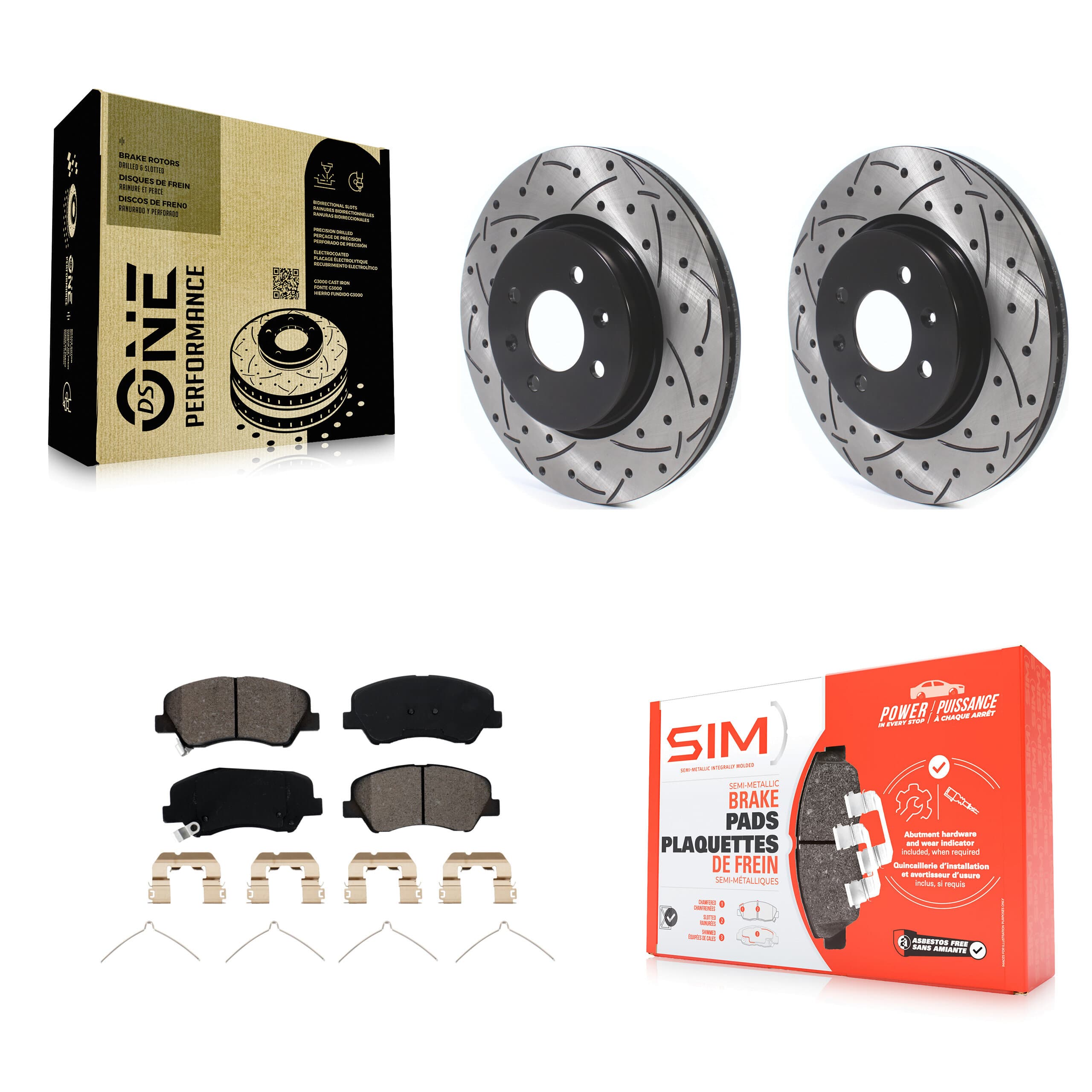 Transit Auto - KDS-100860 - Front Disc Brake Kits image 1