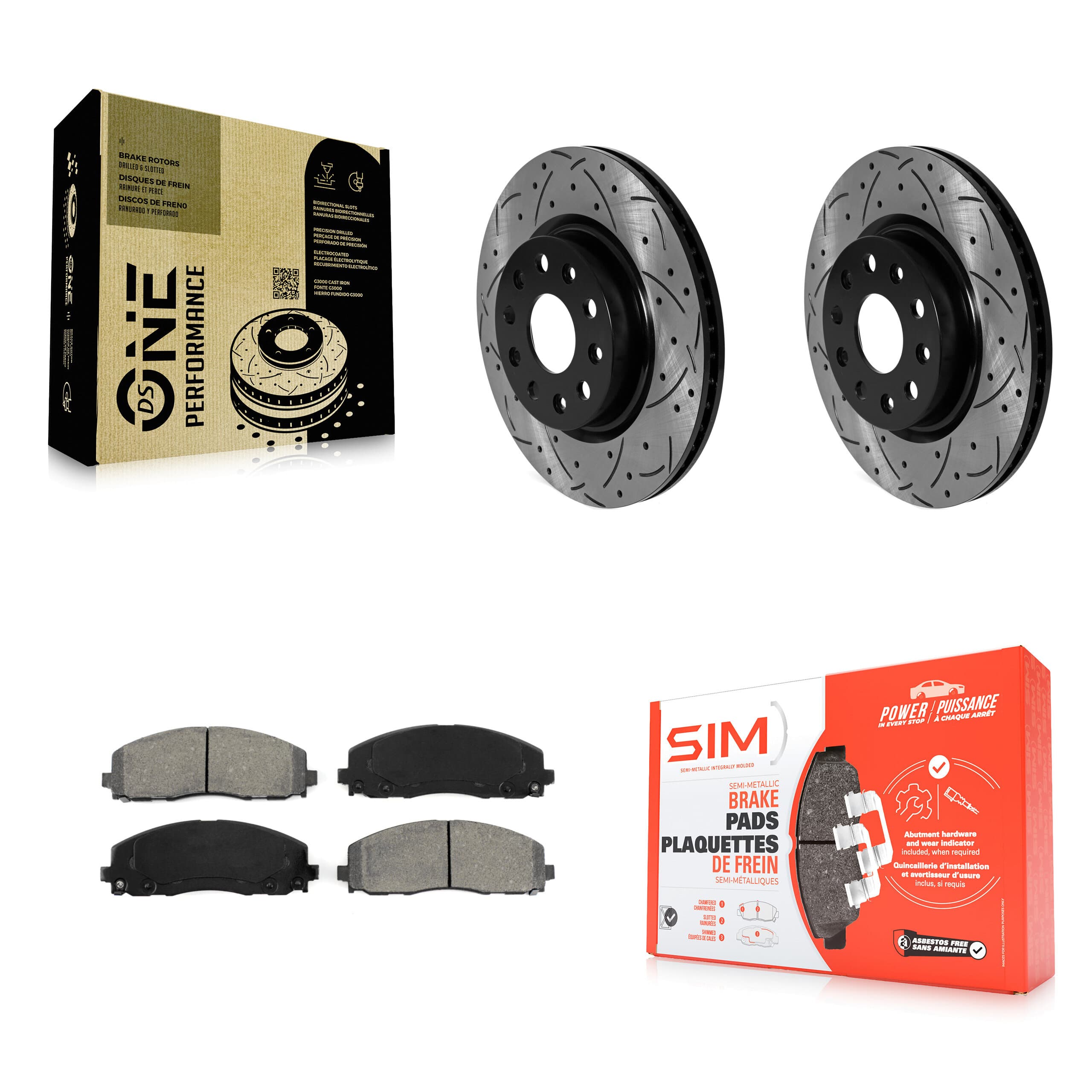Transit Auto - KDS-100866 - Front Disc Brake Kits image 1