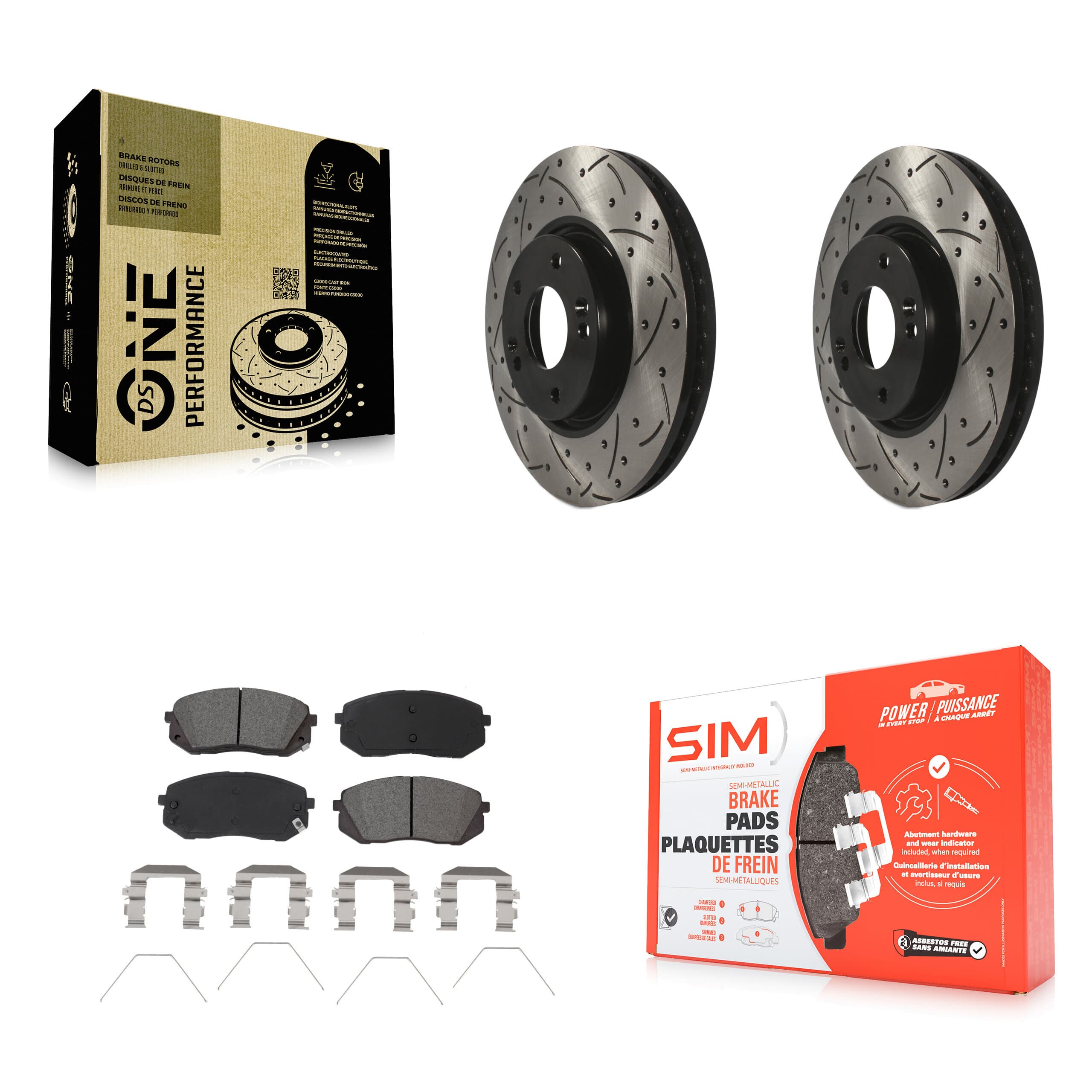 Transit Auto - KDS-100870 - Front Disc Brake Kits image 1