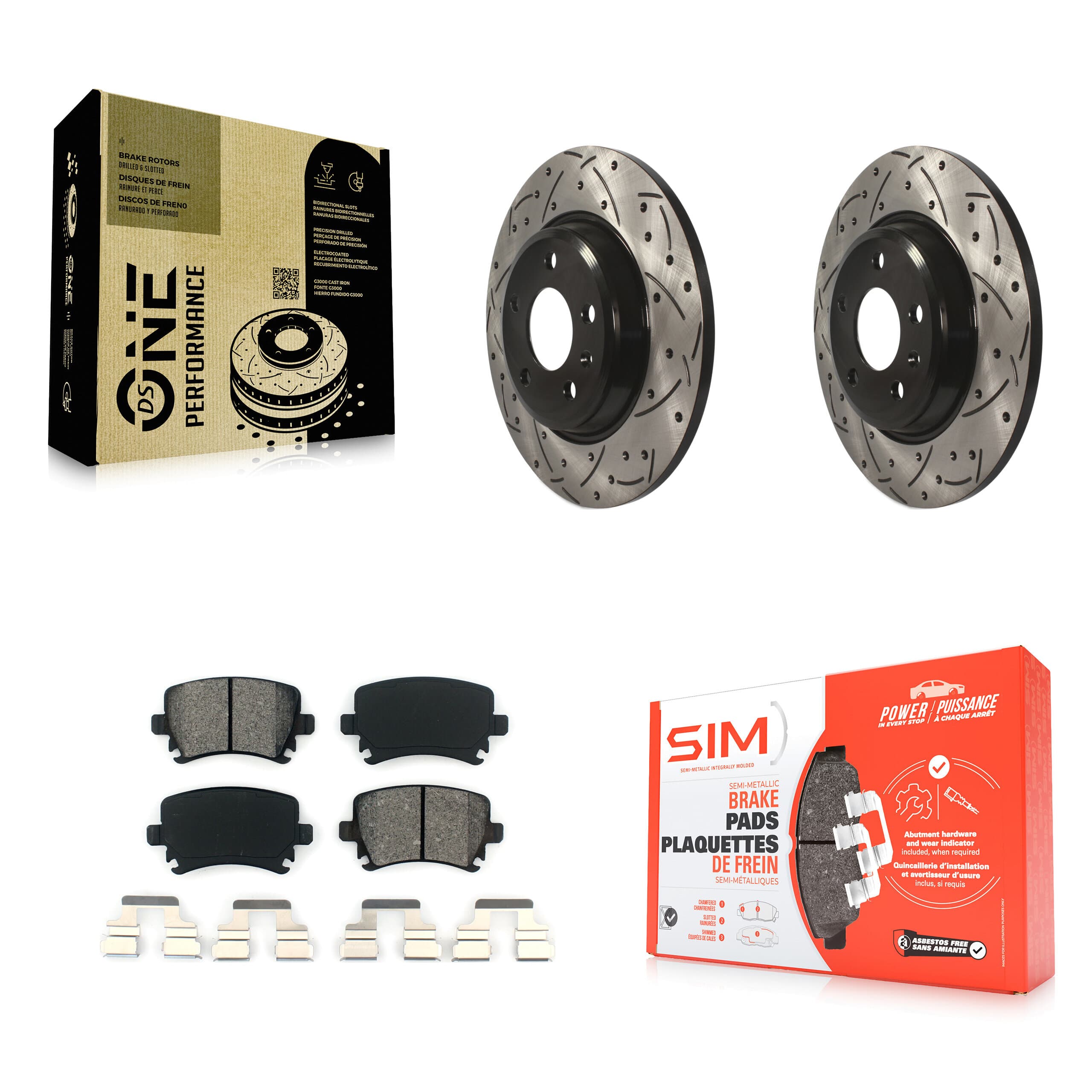 Transit Auto - KDS-100883 - Rear Disc Brake Kits image 1