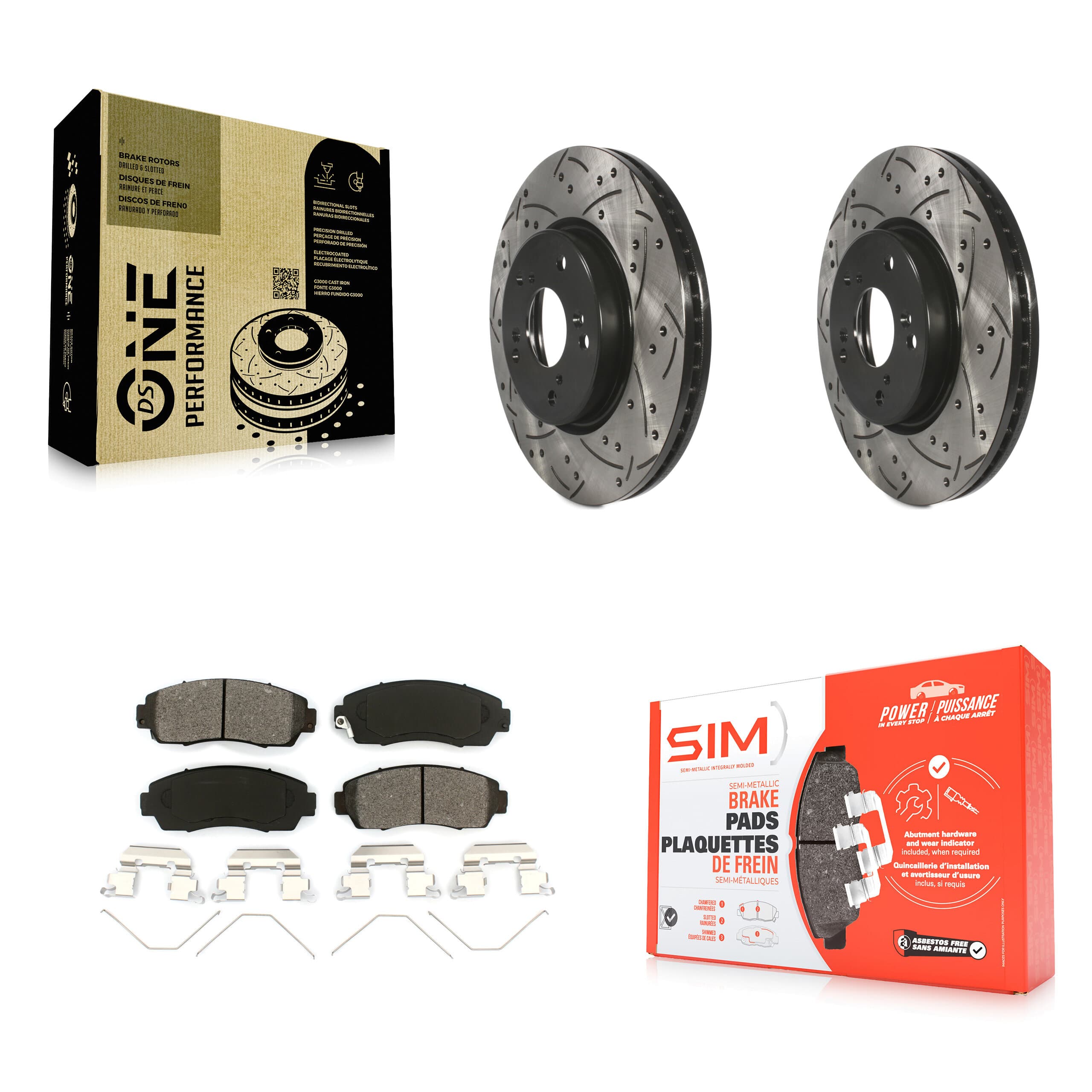 Transit Auto - KDS-100902 - Front Disc Brake Kits image 1